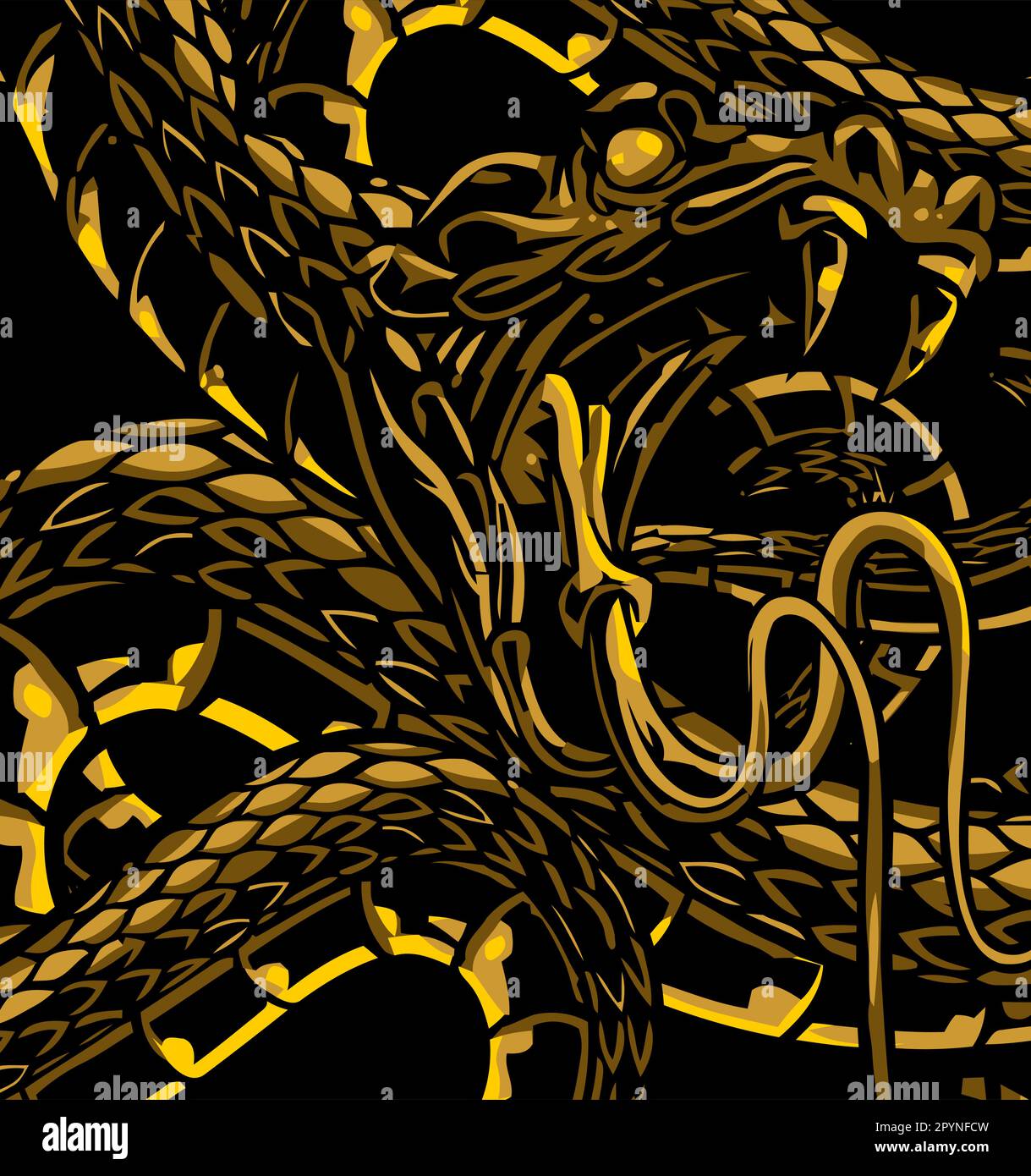 Snake Shield Pattern Snake skin seamless pattern vector hi-res stock photography and images ...