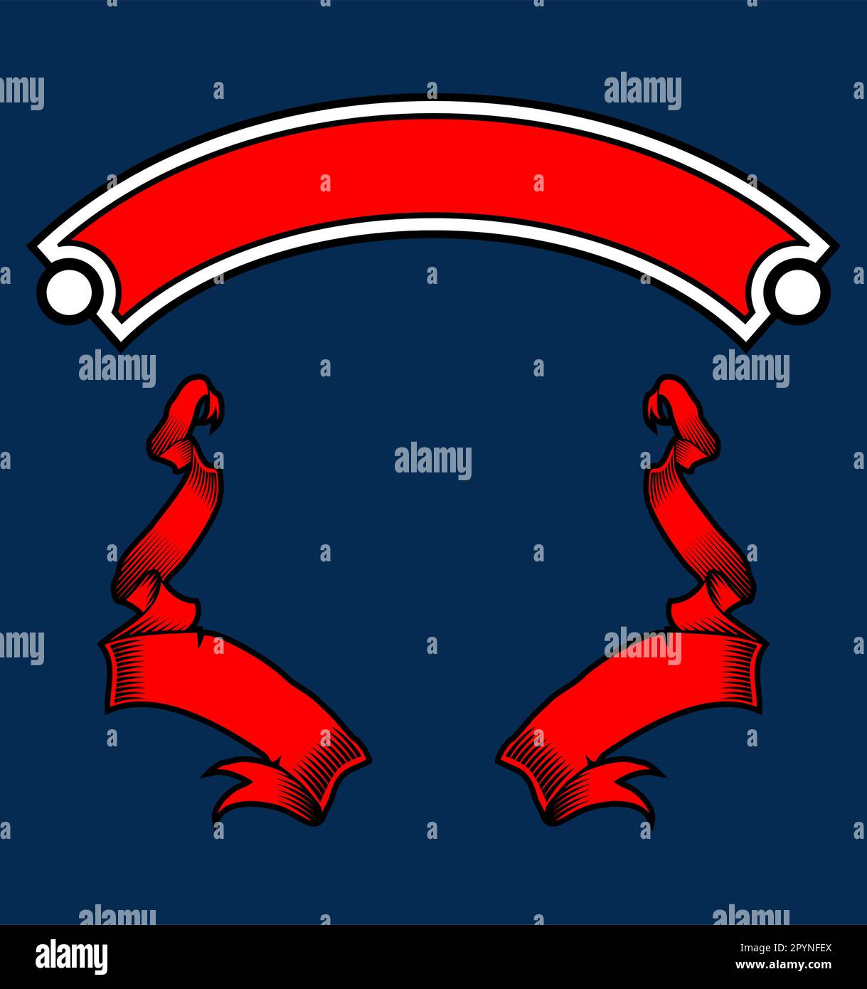 ribbon vector template Stock Vector Image & Art - Alamy