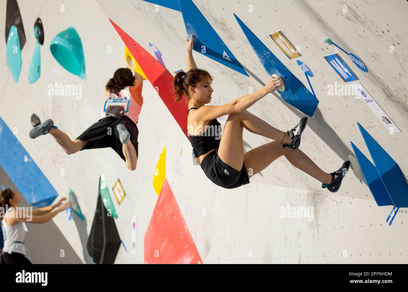 Seoul, South Korea. 30th Apr, 2023. Oriane Bertone (R, FRA), Apr 30