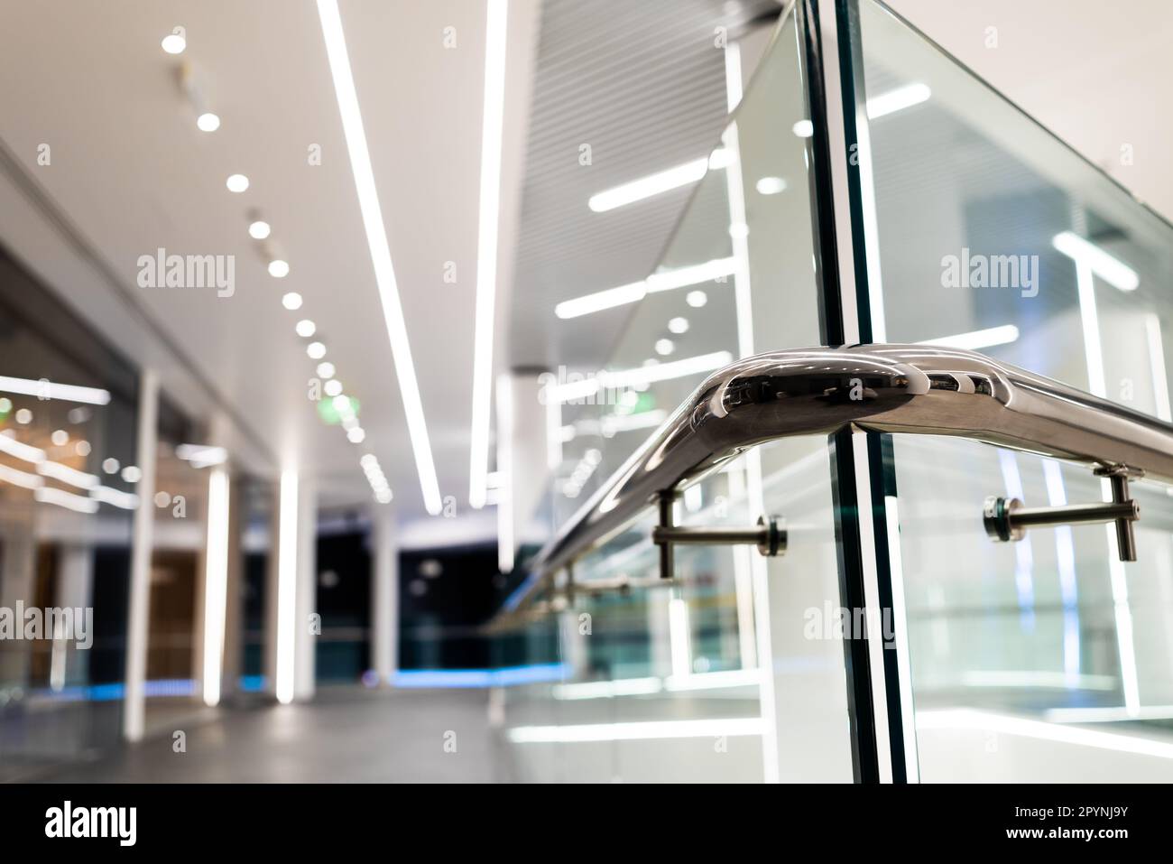 Metal railings stainless steel outdoor Stock Photo Alamy