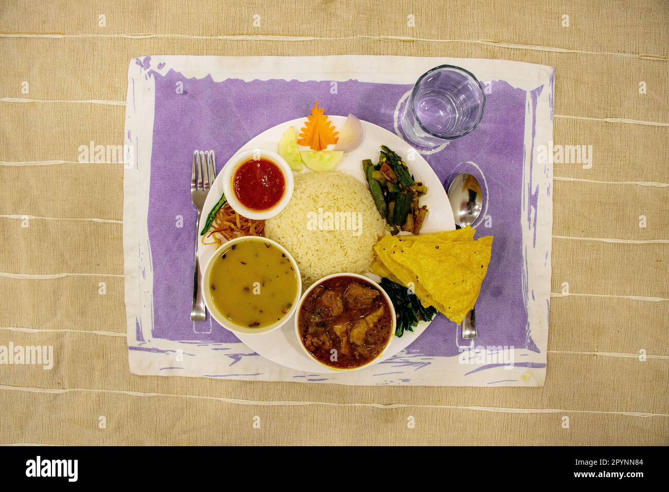 Nepali Food and Snacks Dal Bhaat, Sekuwa, Khaja Set, Mo mo, dumpling