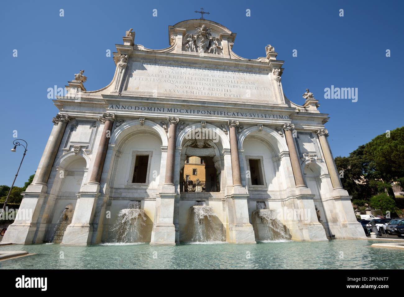 fontana dell'acqua paola, gianicolo, rome, italy Stock Photo