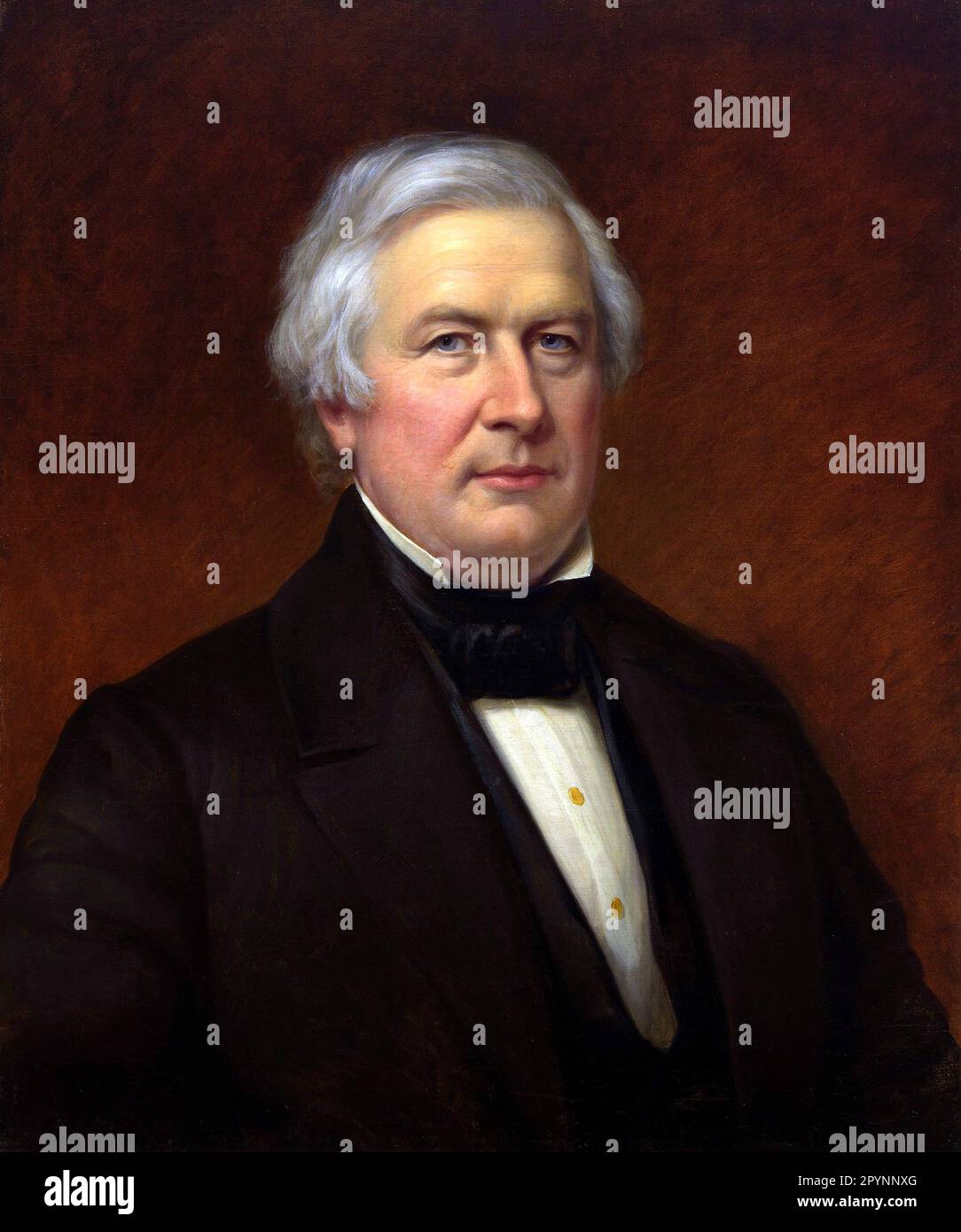 Millard Fillmore. Portrait of the 13th President of the United States, Millard Fillmore (1800-1874) Stock Photo