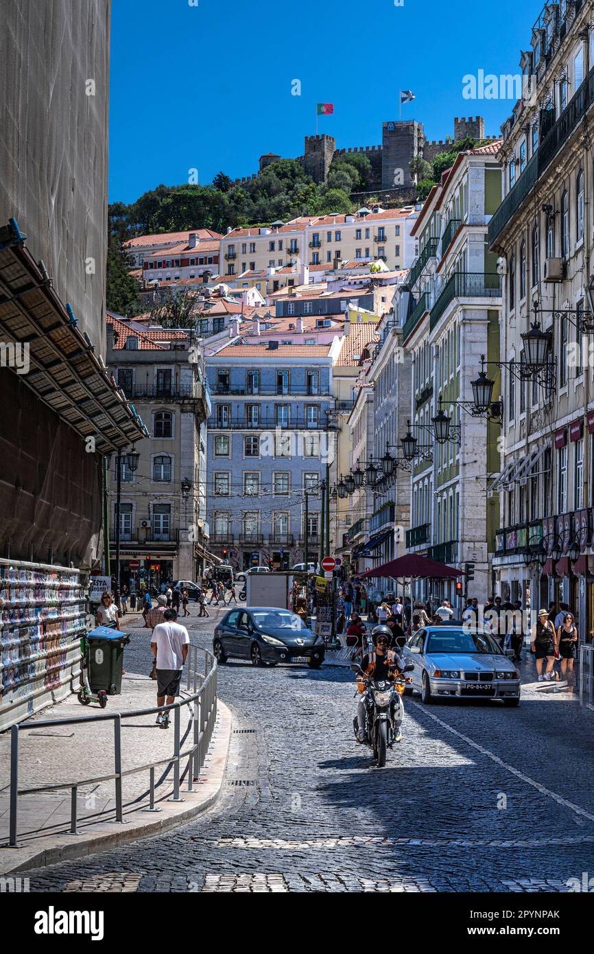 Streets of Lisbon Stock Photo