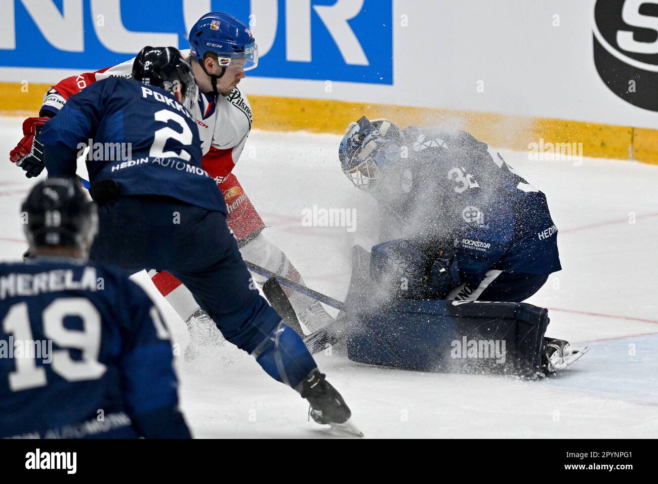 Brno, Czech Republic. 07th May, 2023. Czech fan in action during the Euro  Hockey Challenge match Switzerland vs Czech Republic in Brno, Czech  Republic, May 7, 2023. Credit: Vaclav Salek/CTK Photo/Alamy Live