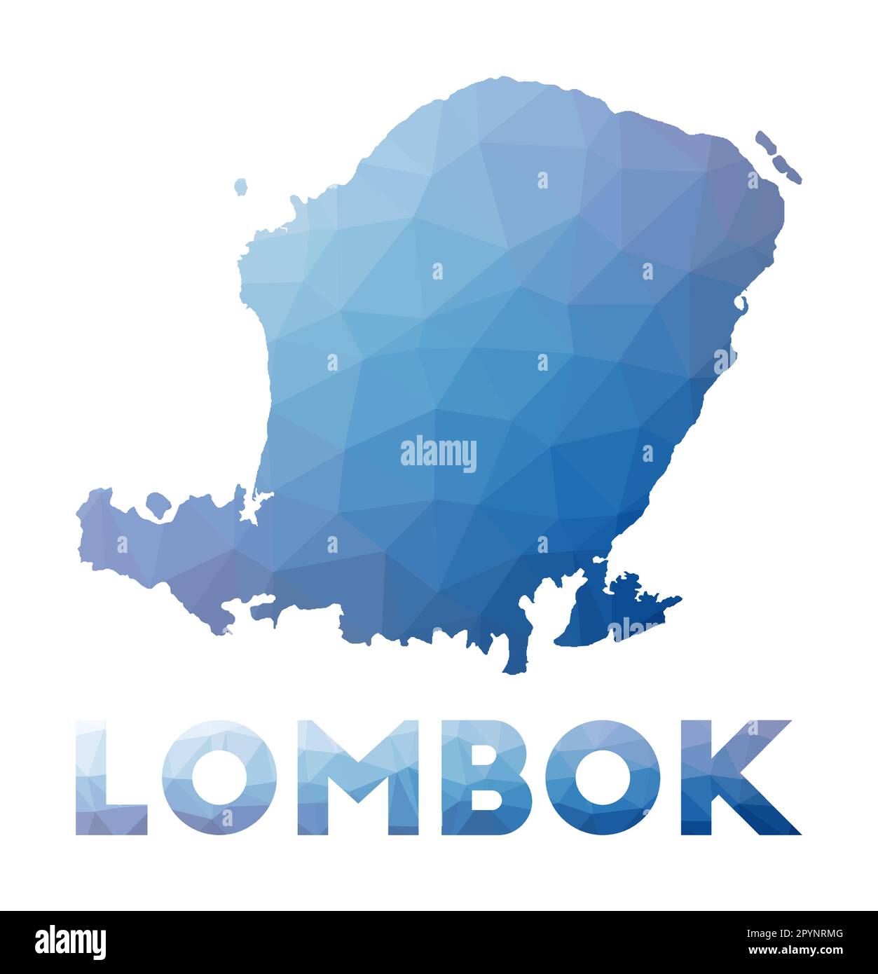 Low poly map of Lombok. Geometric illustration of the island. Lombok  polygonal map. Technology, internet, network concept. Vector illustration  Stock Vector Image & Art - Alamy