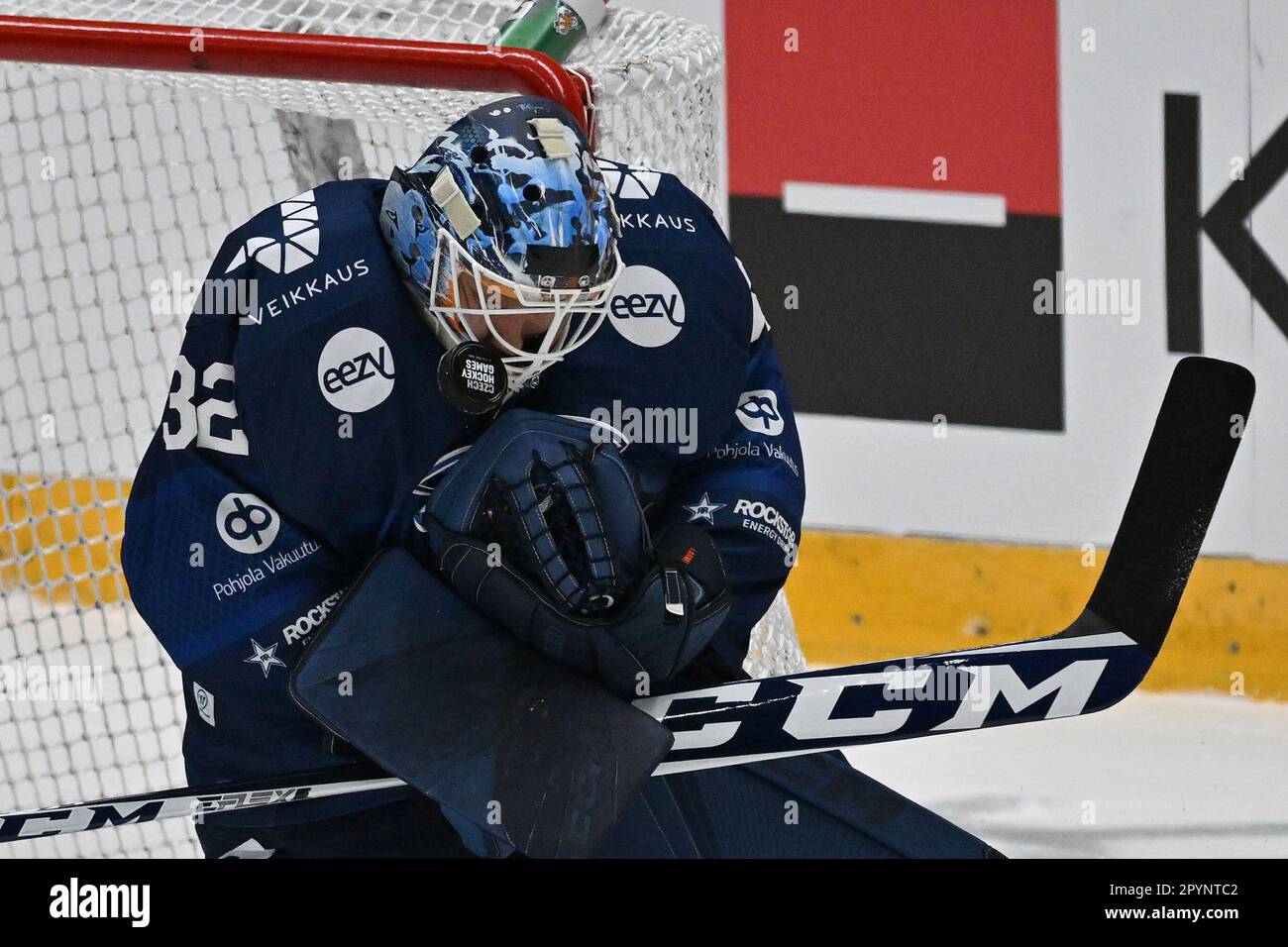 Brno, Czech Republic. 07th May, 2023. Czech fan in action during the Euro  Hockey Challenge match Switzerland vs Czech Republic in Brno, Czech  Republic, May 7, 2023. Credit: Vaclav Salek/CTK Photo/Alamy Live