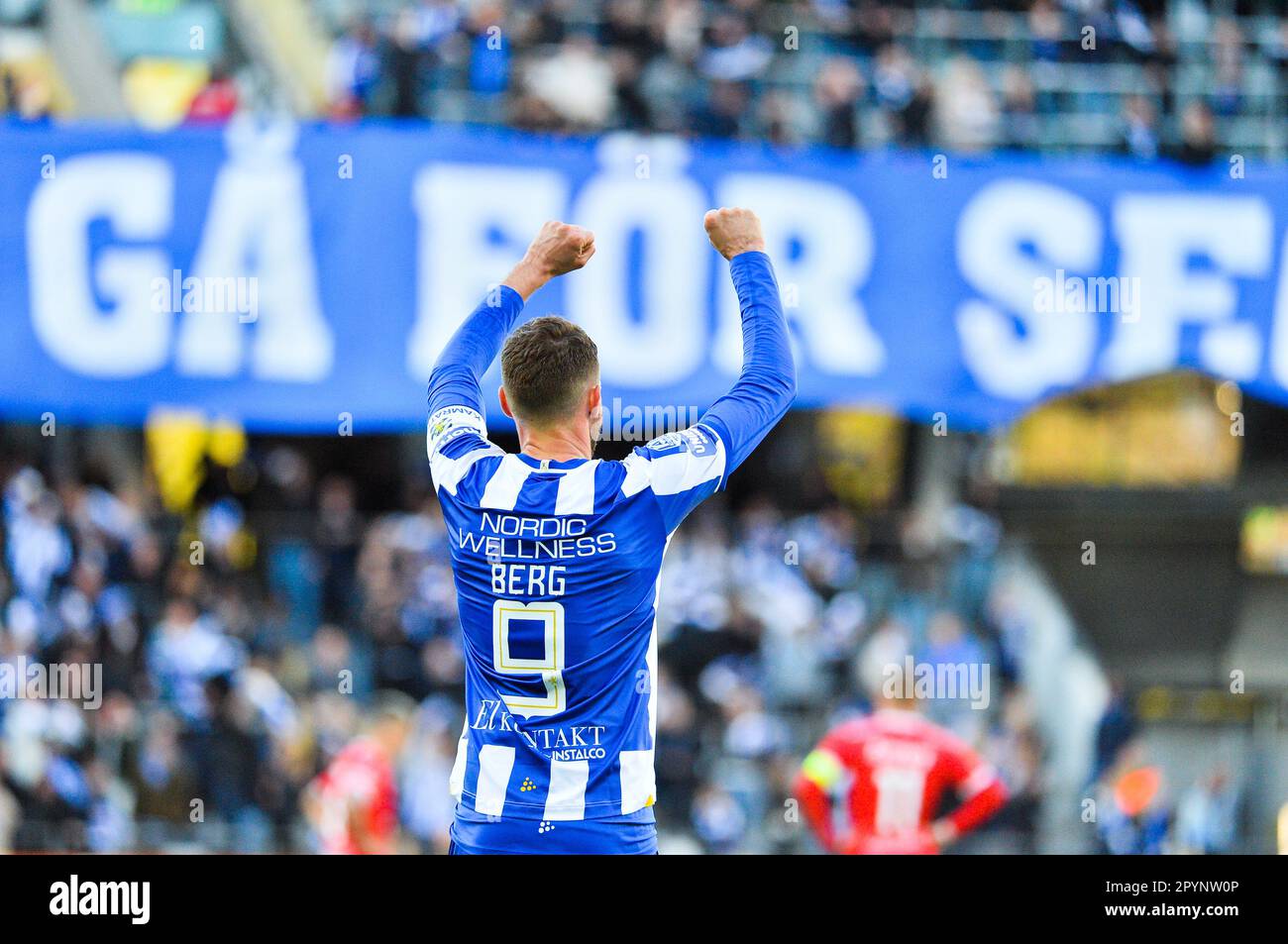 Gothenburg, 4 May 2023 Marcus Berg of IFK celebrates after
