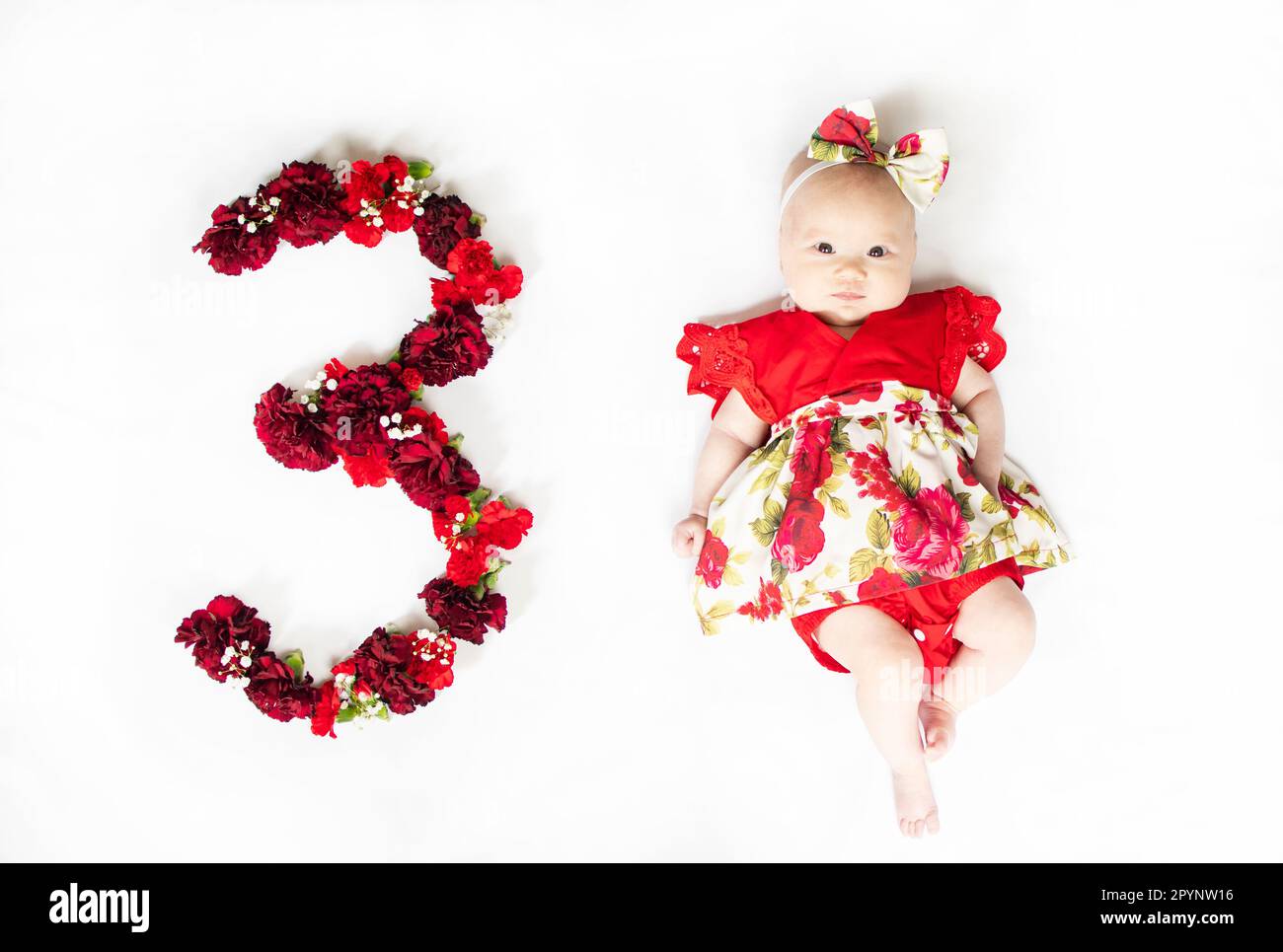 Cute baby 3 months old hi res stock photography and images Alamy