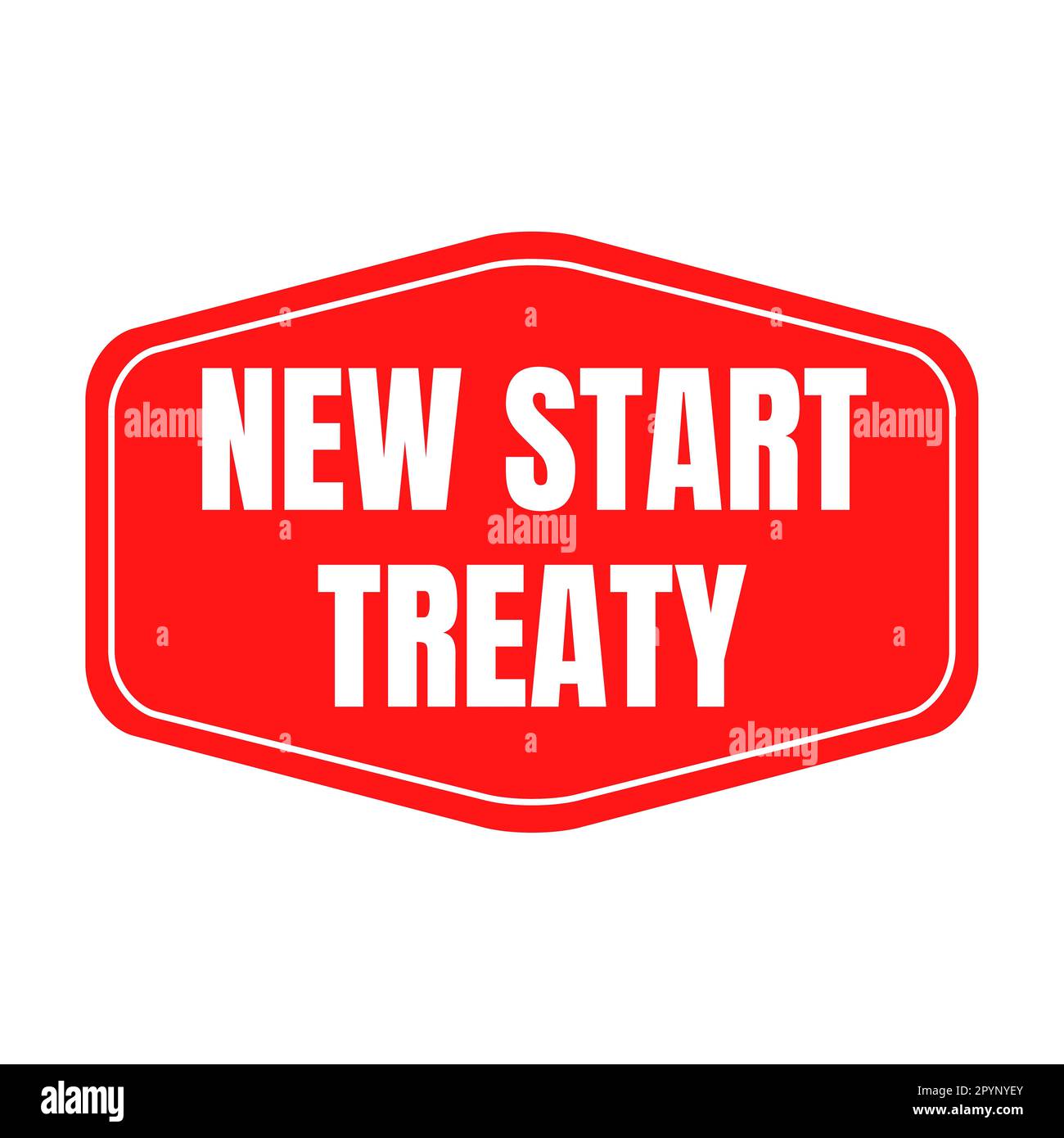 New start treaty symbol icon Stock Photo