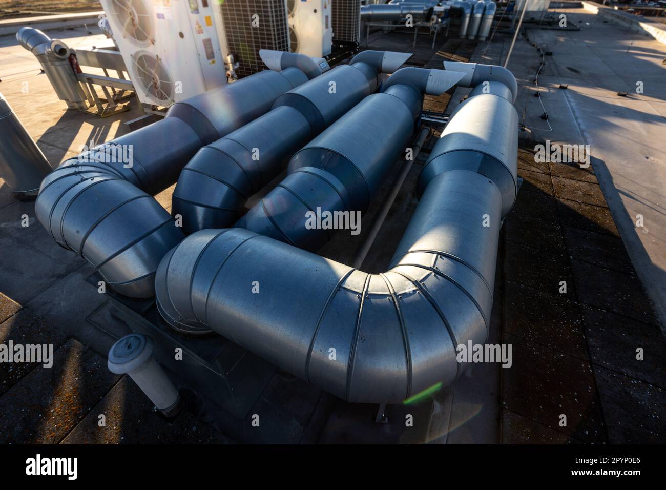 External unit of commercial air conditioning and ventilation system