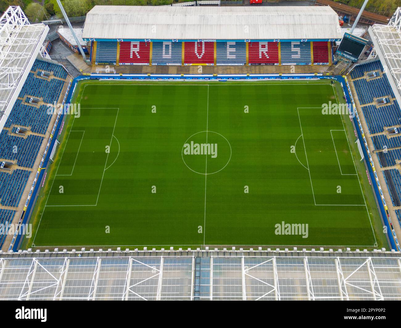 Blackburn Rovers, Ewood Park Stadium. 29th April 2023. Stock Photo