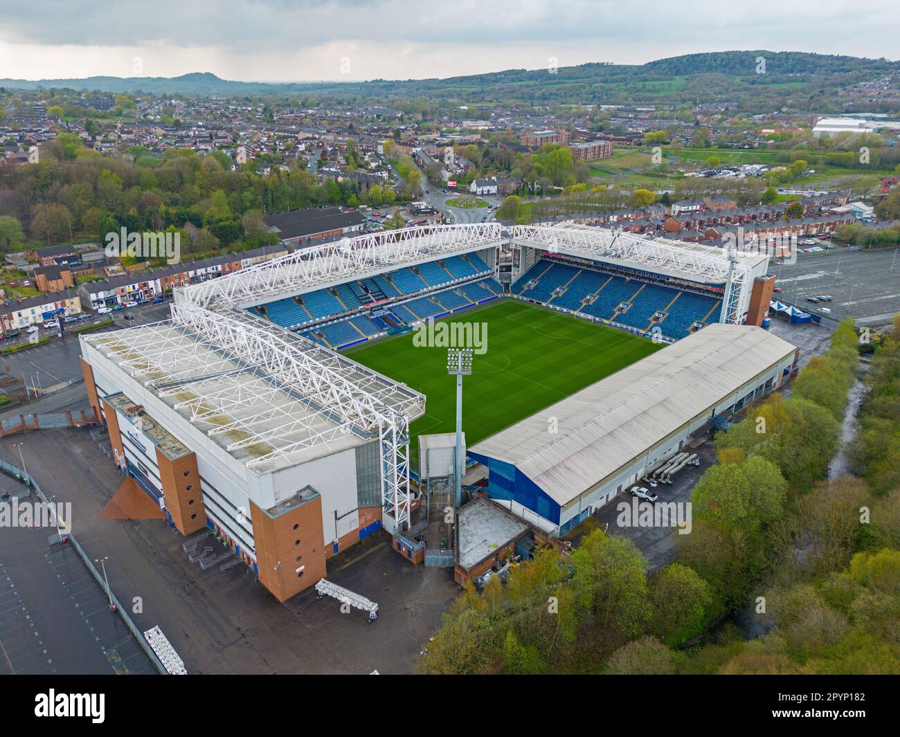 Blackburn Rovers, Ewood Park Stadium. 29th April 2023. Stock Photo