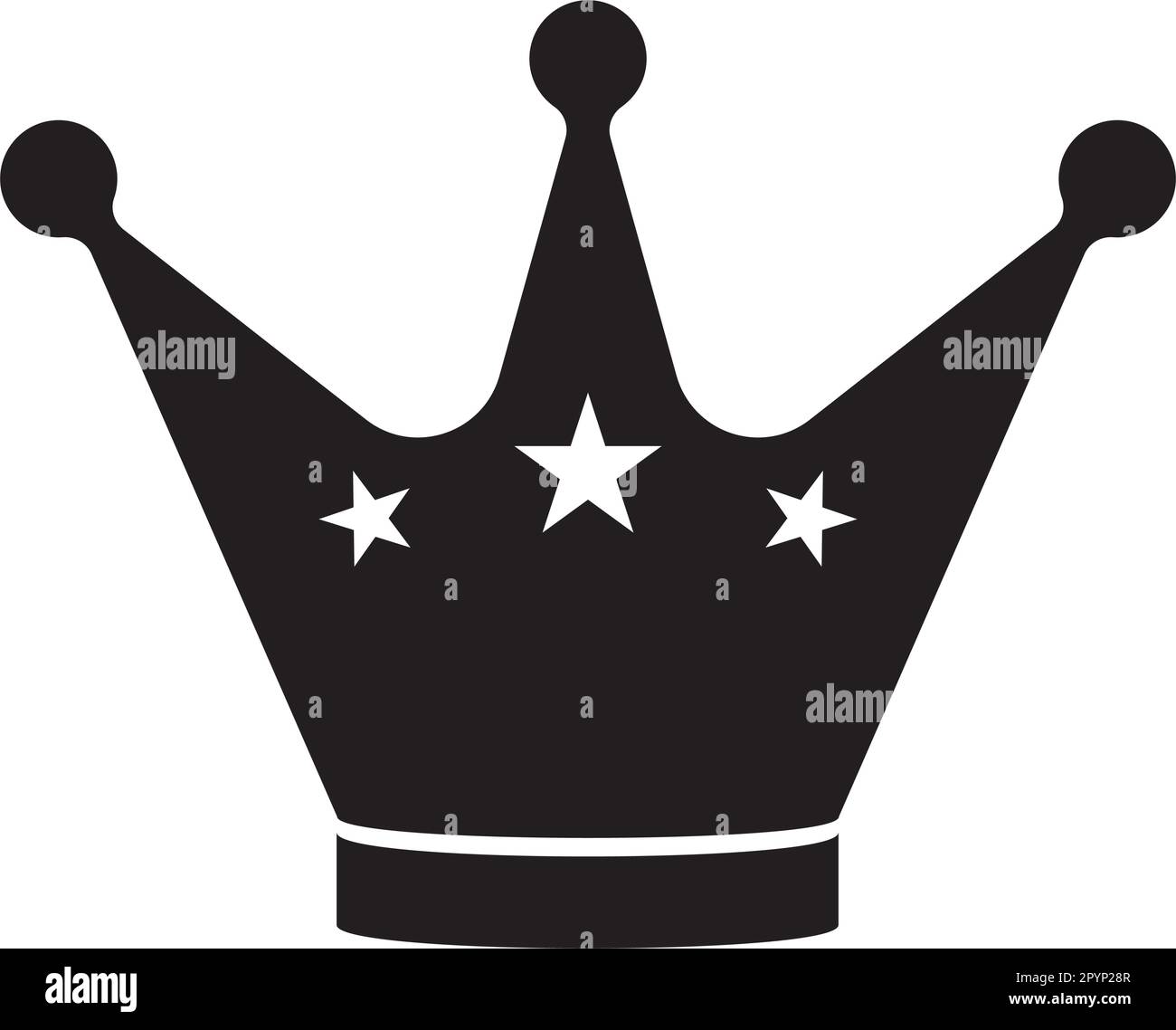 Crown logo vector illustration template design Stock Vector Image & Art ...