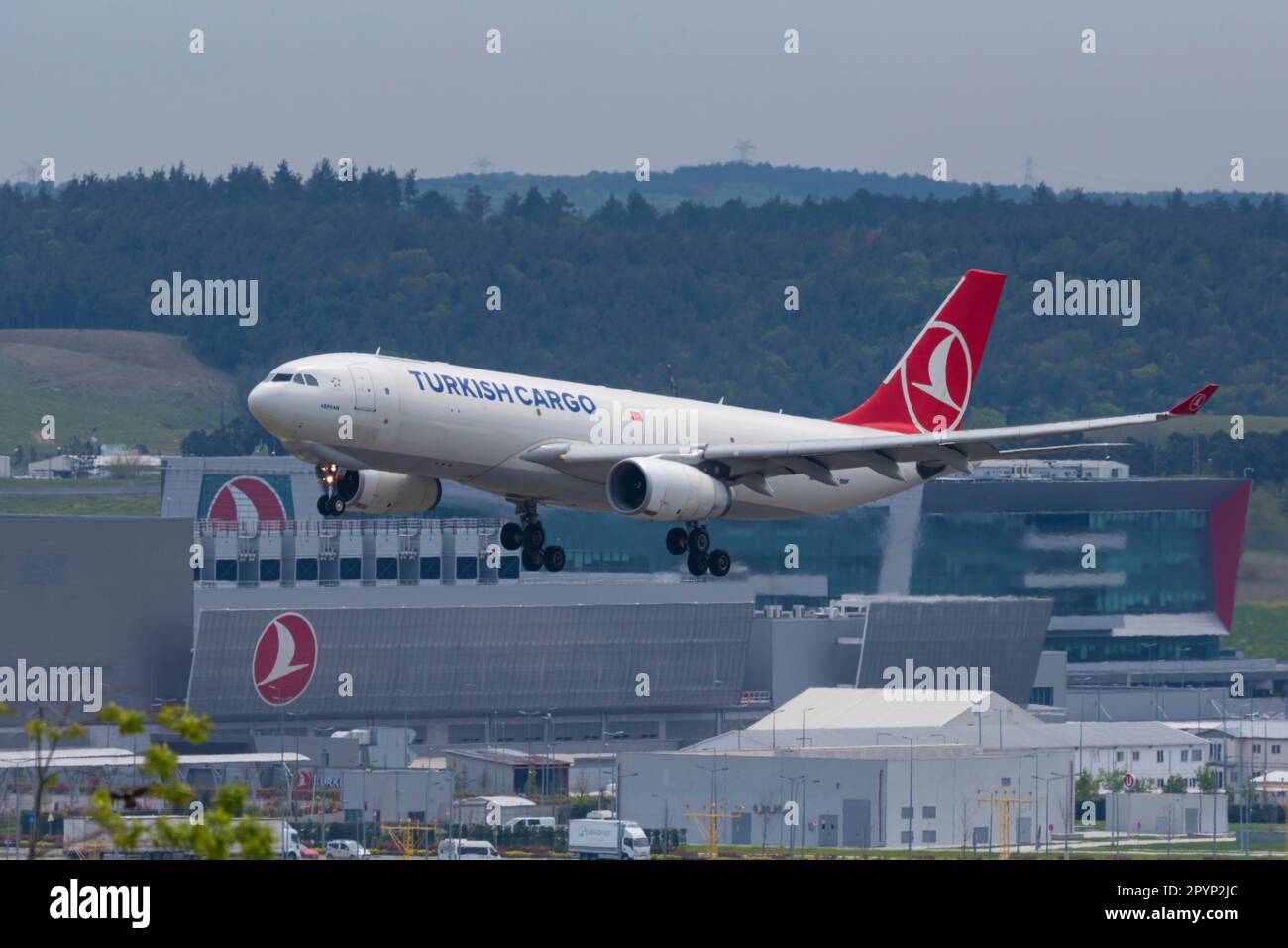 Istanbul, TURKEY April 29, 2023 Istanbul Airport operated by IGA is the main hub of Turkish