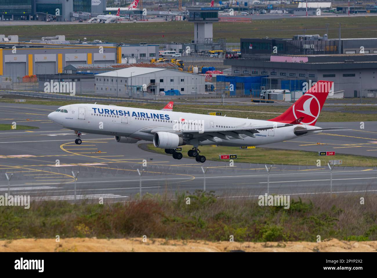 Istanbul, TURKEY April 29, 2023 Istanbul Airport operated by IGA is the main hub of Turkish