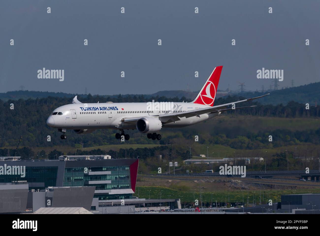 Istanbul, TURKEY April 29, 2023 Istanbul Airport operated by IGA is the main hub of Turkish