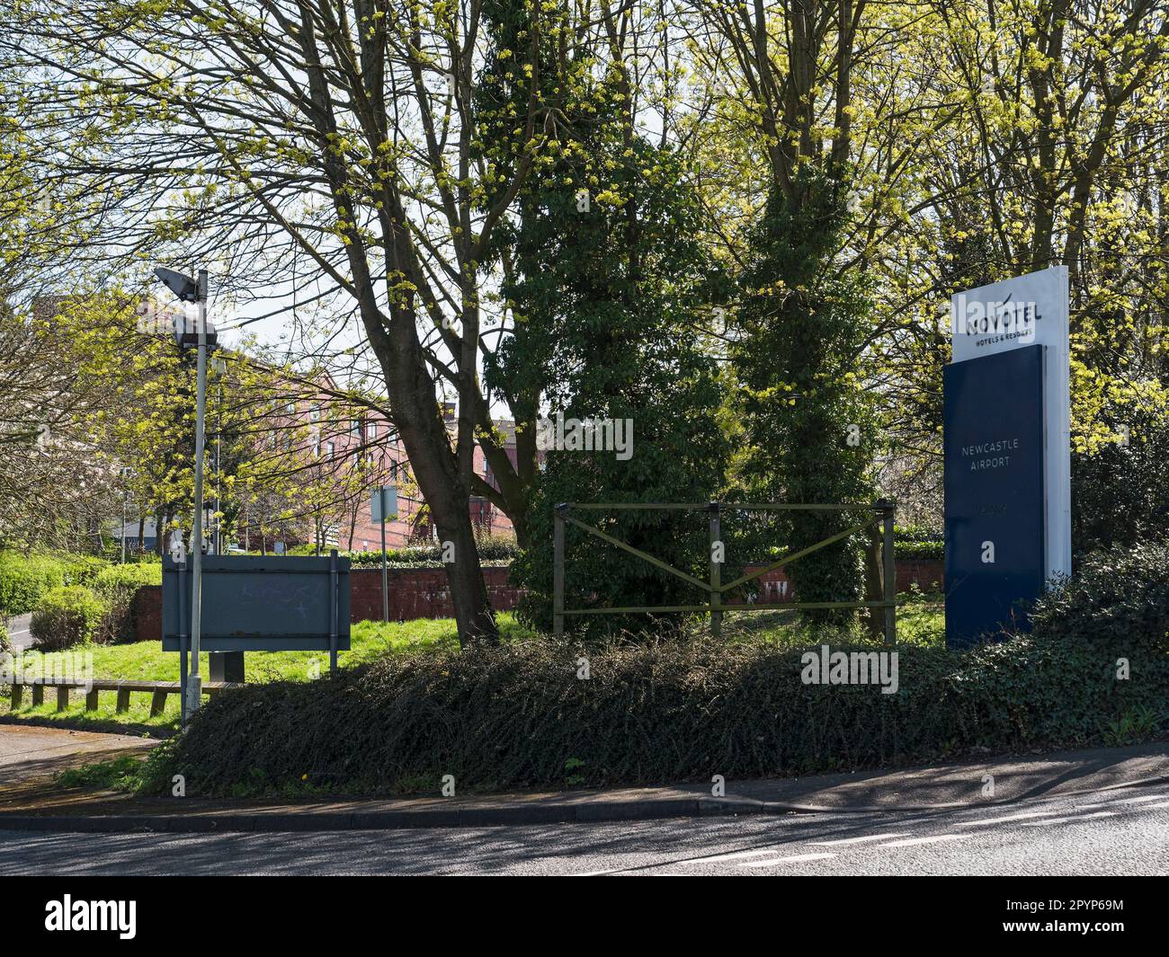Novotel at Kingston Park, Newcastle upon Tyne, UK is currently occupied by assylum seekers Stock
