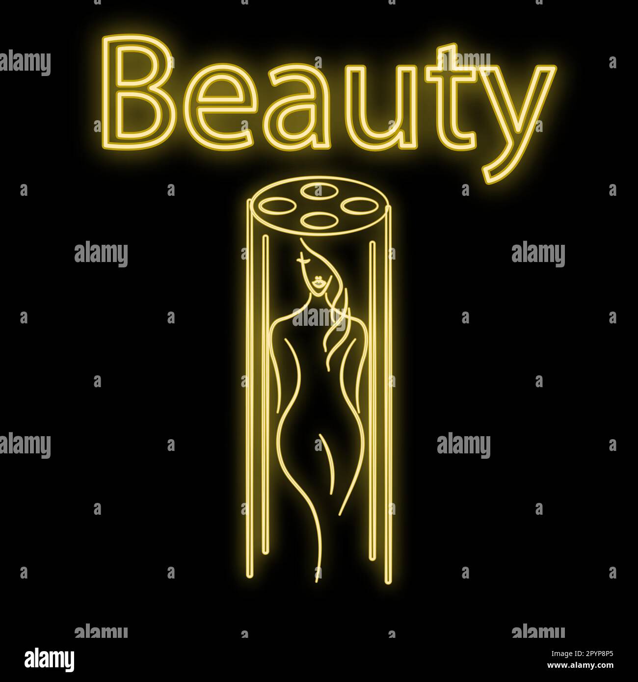 Beautiful woman sunbathing Stock Vector Images Alamy