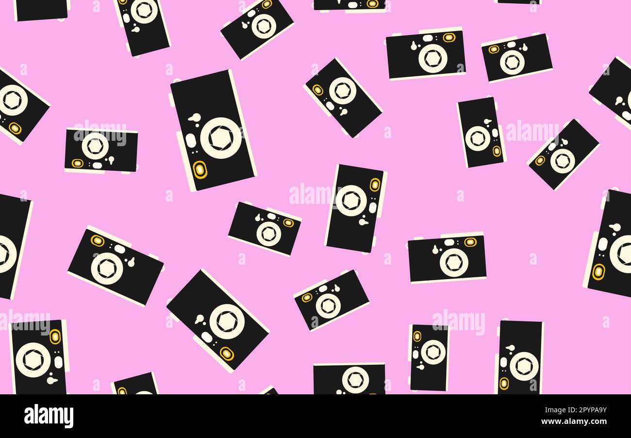 Texture pattern of an old retro antique vintage hipster camera with a ...
