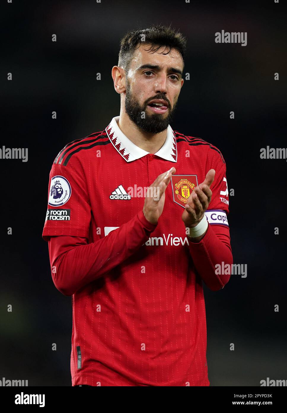 Manchester United's Bruno Fernandes during the Premier League match at ...