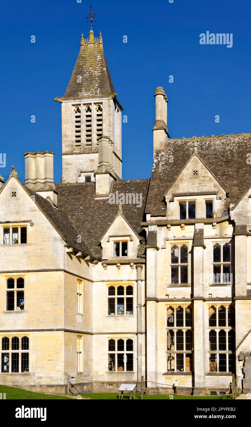 Woodchester Mansion, Gloucestershire. Unfinished Grade I listed Victorian Gothic Revival Mansion Stock Photo
