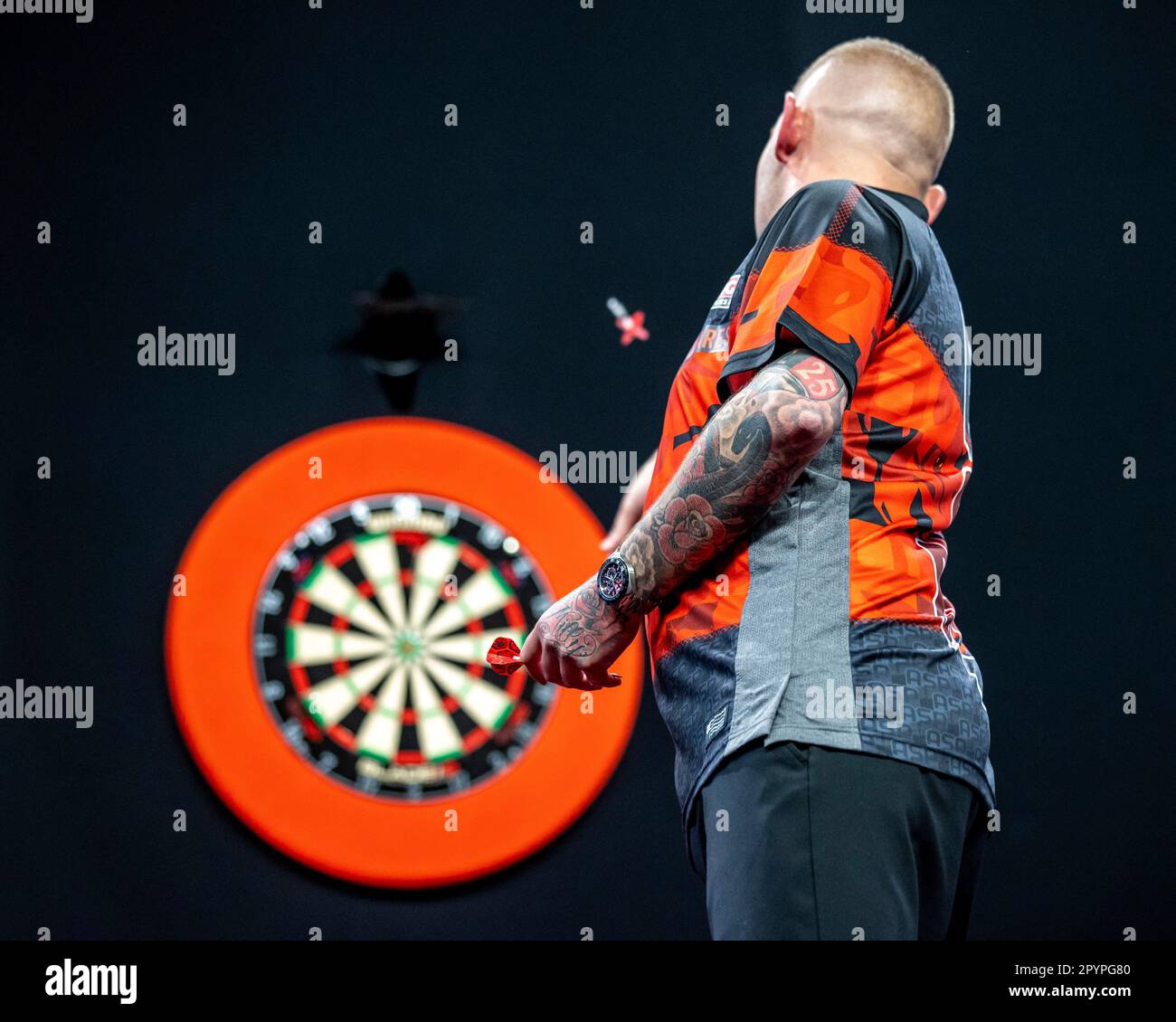 AO Arena, Manchester, UK. 4th May, 2023. 2023 PDC Cazoo Premier League