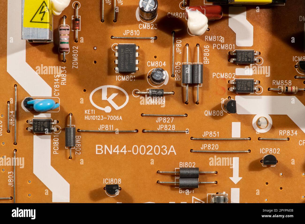 Power supply board from a television Stock Photo Alamy