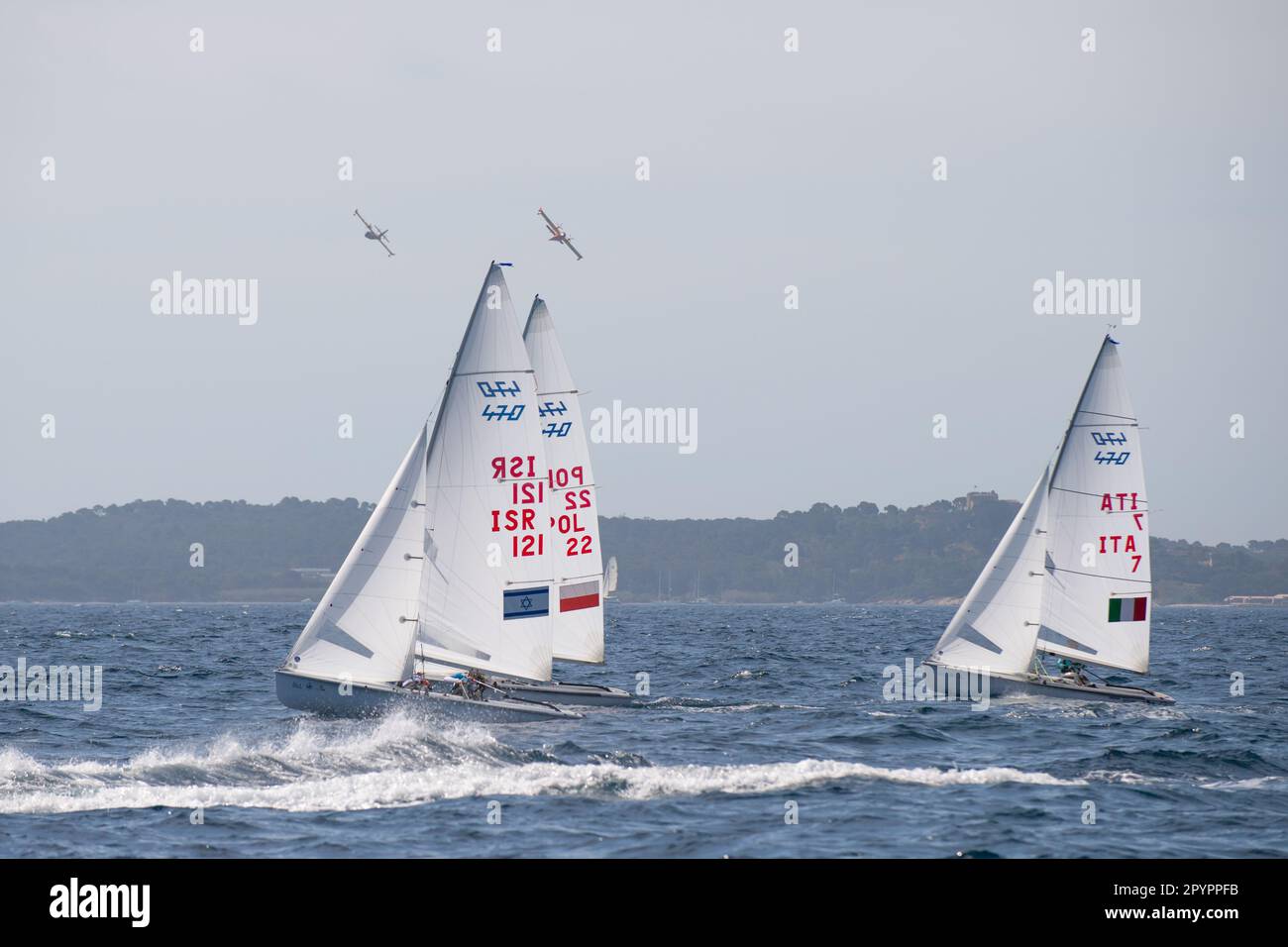 Hyeres, France. 27th Apr, 2023. Israeli team (Roy Levy and Ariel Gal