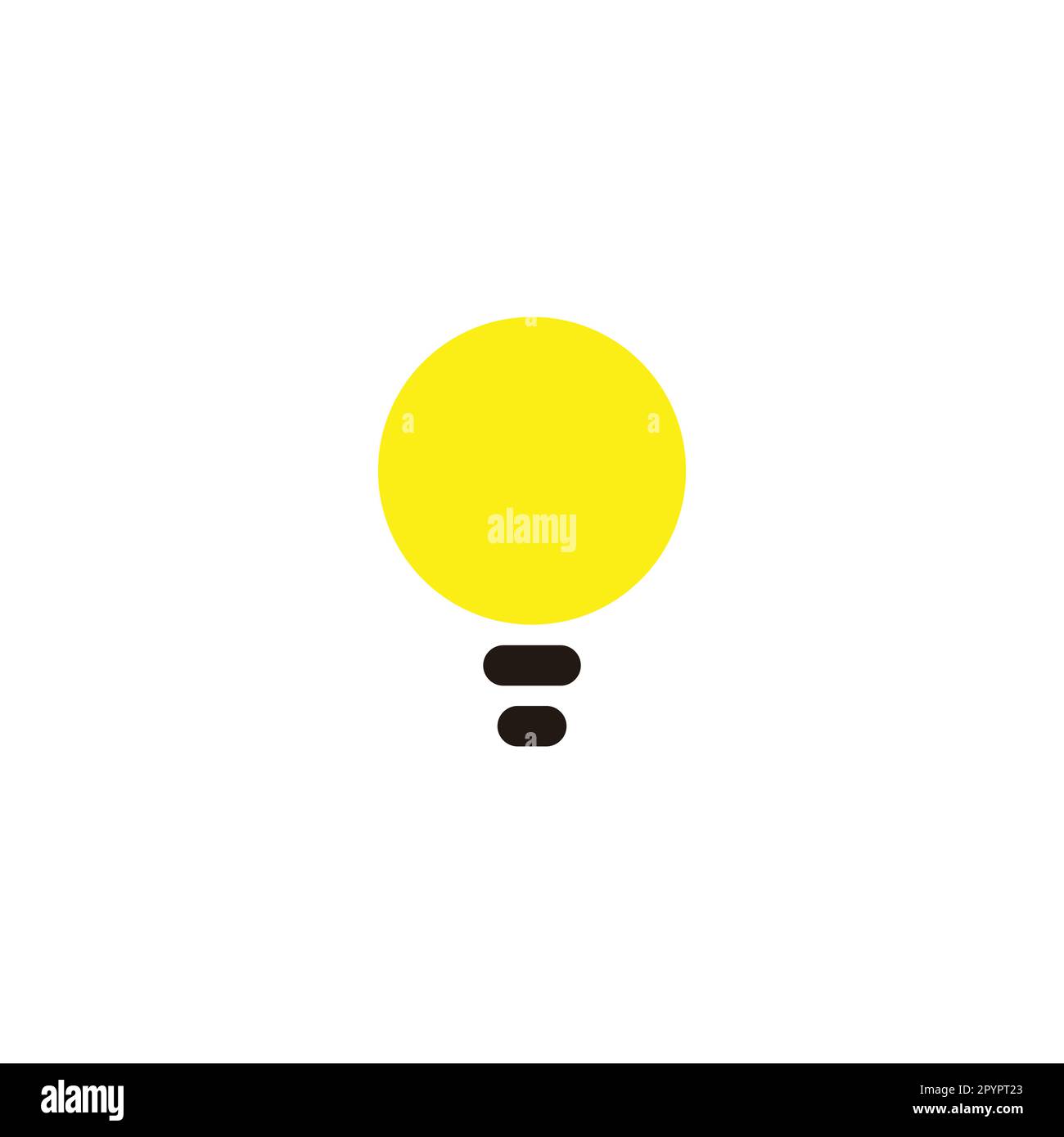 Lamp, geometric symbol very simple logo vector Stock Vector