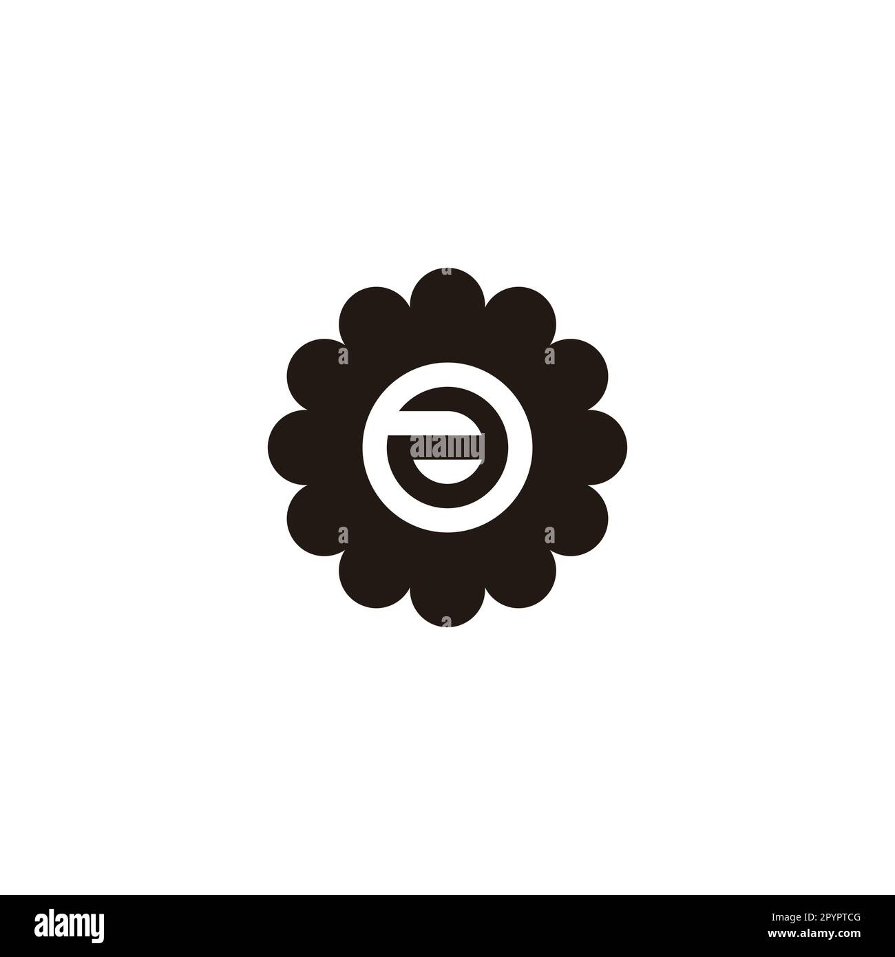 Letter H hexagon, molecules geometric symbol simple logo vector Stock Vector
