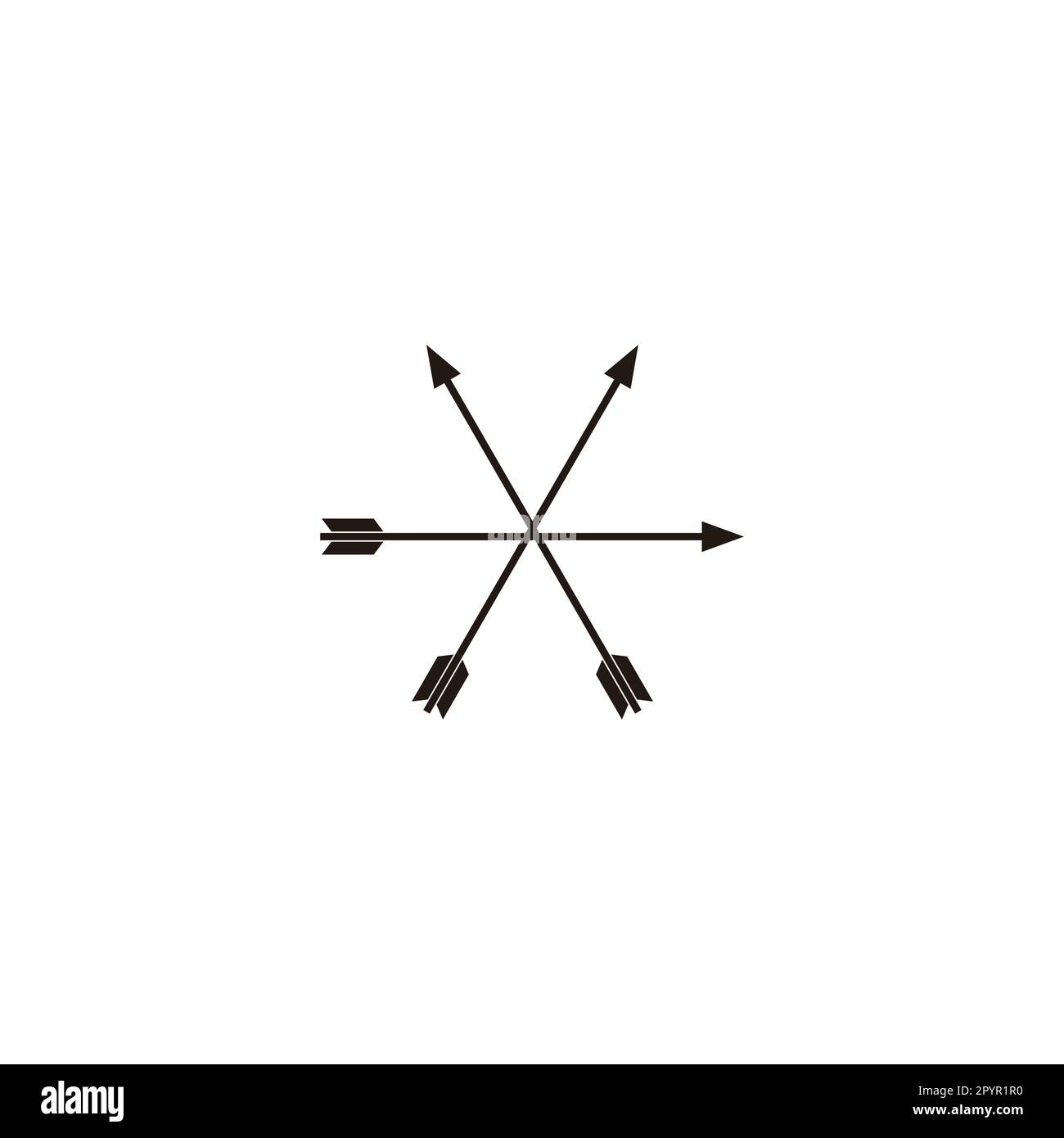 Arrows, geometric symbol simple logo vector Stock Vector Image & Art ...