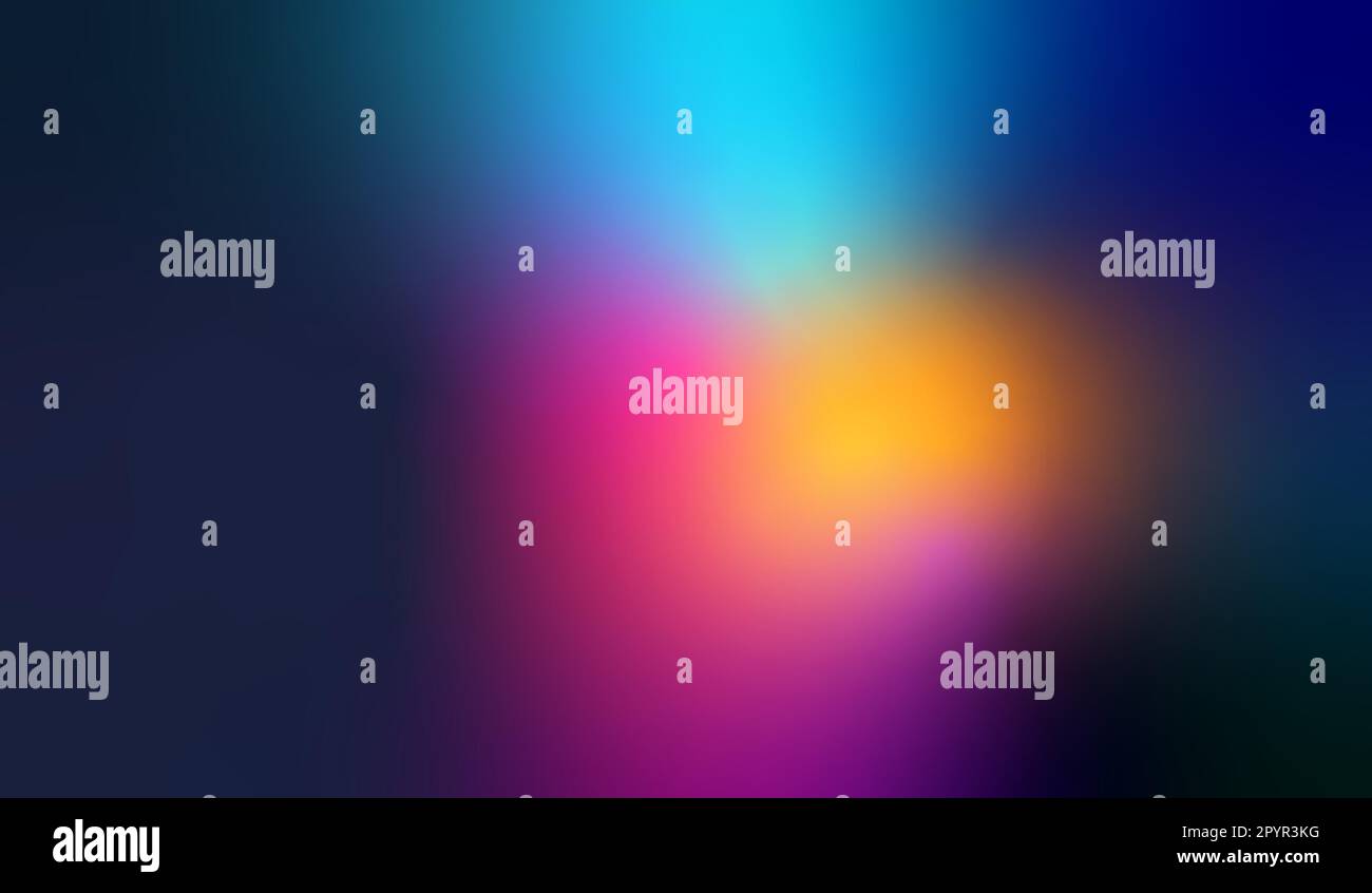 Abstract neon gradient blurry background design. Vector illustration Stock Vector