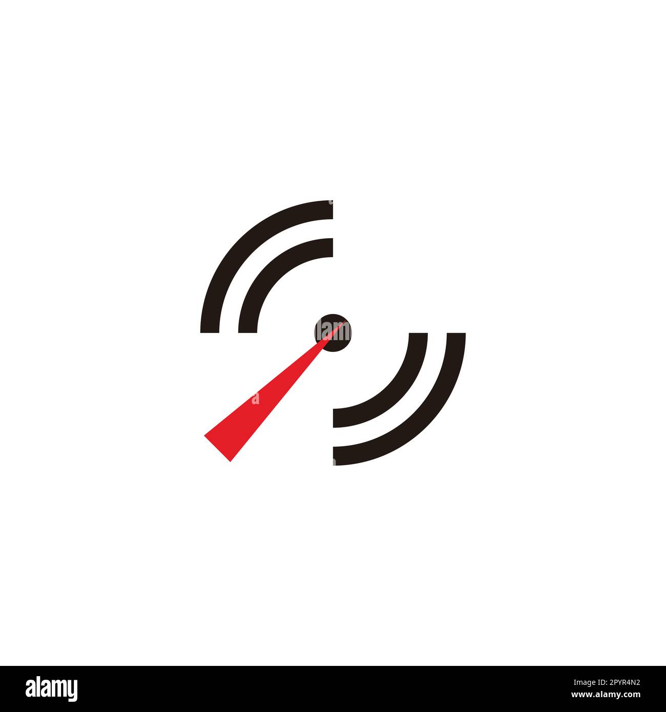 Letter S speedometer geometric symbol simple logo vector Stock Vector