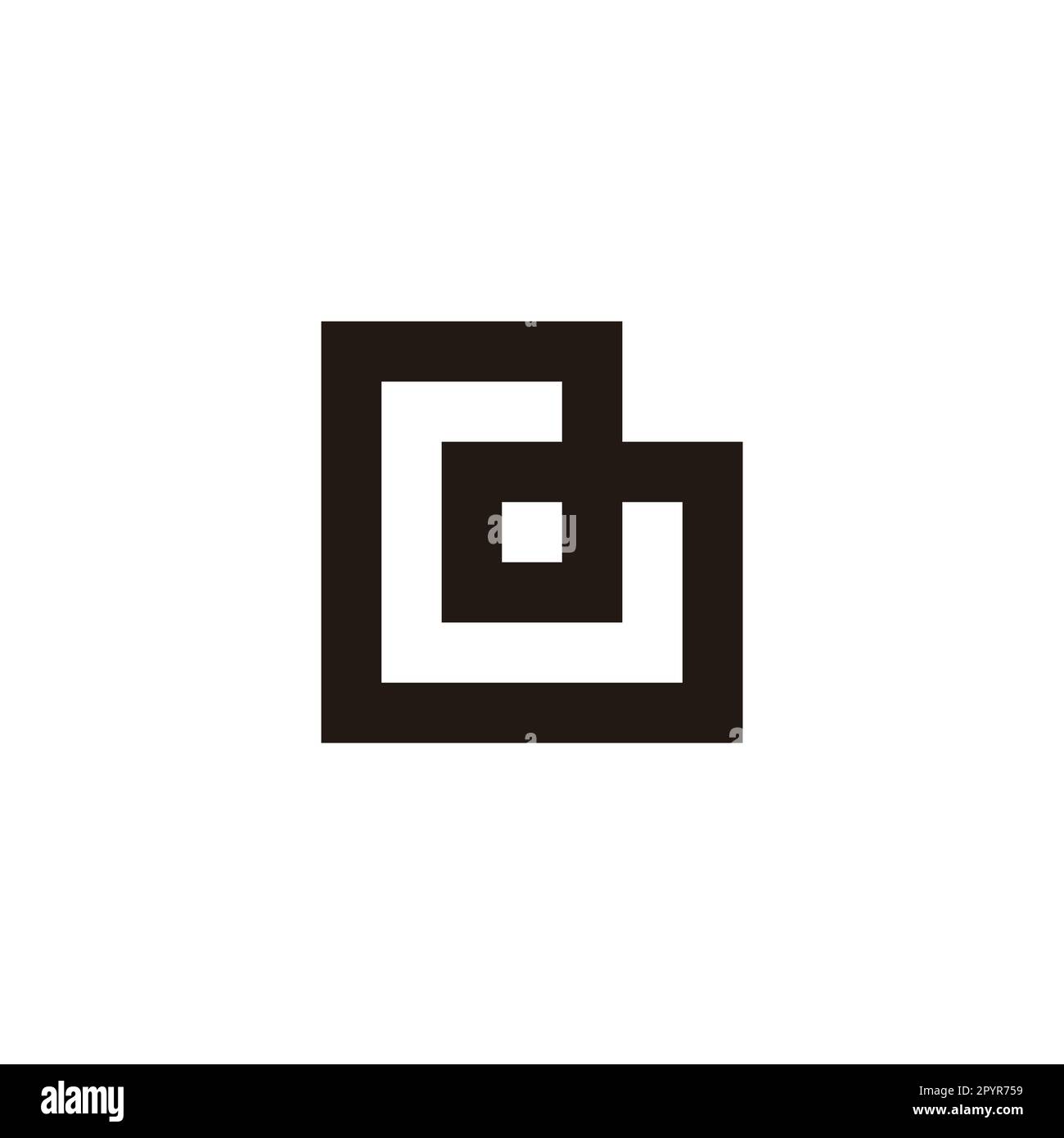 Abstract letter bg simple Cut Out Stock Images Pictures Alamy