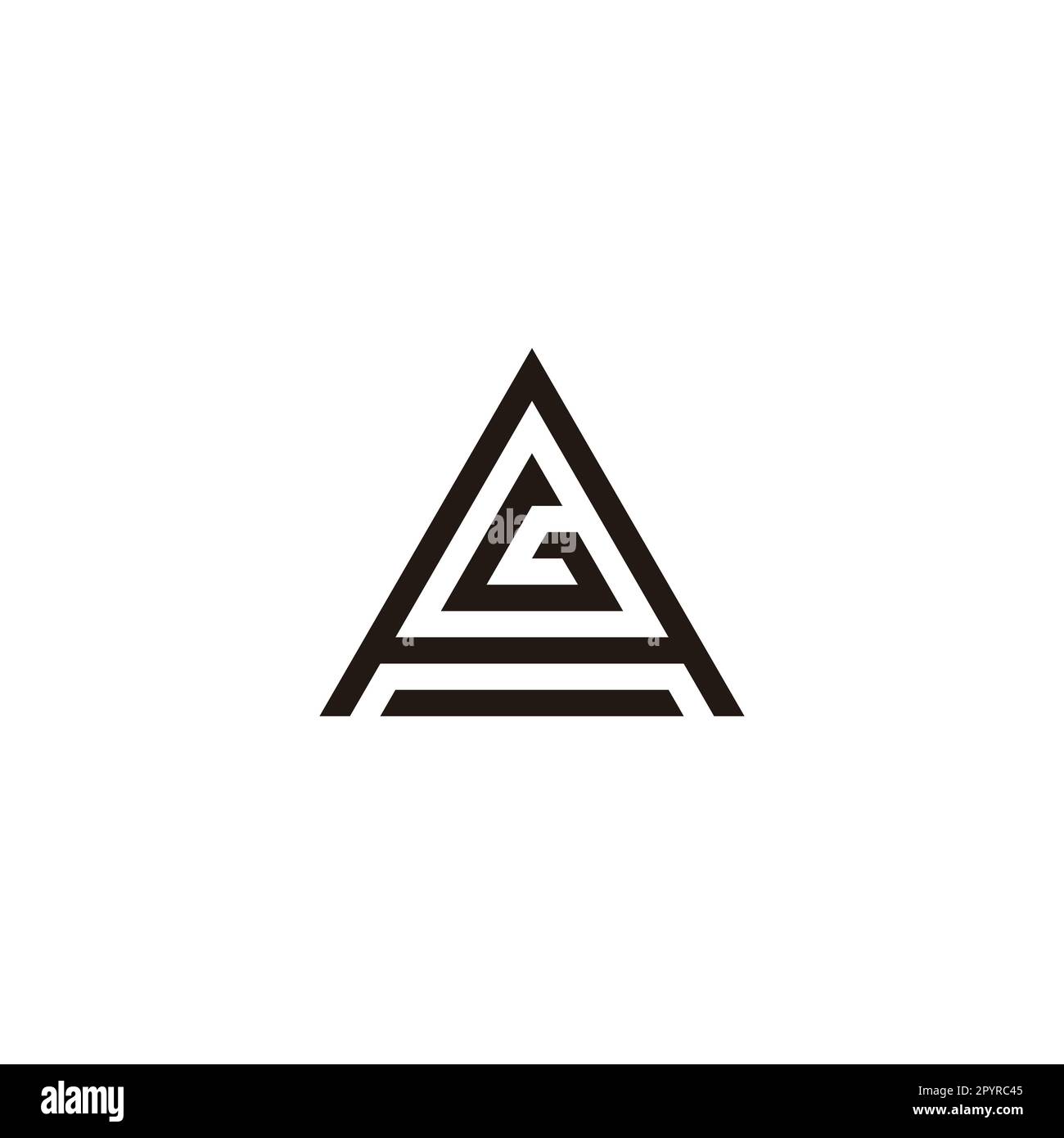 Letter G In A Triangle Geometric Symbol Simple Logo Vector Stock letter-g-in-a-triangle-geometric-symbol-simple-logo-vector-stock