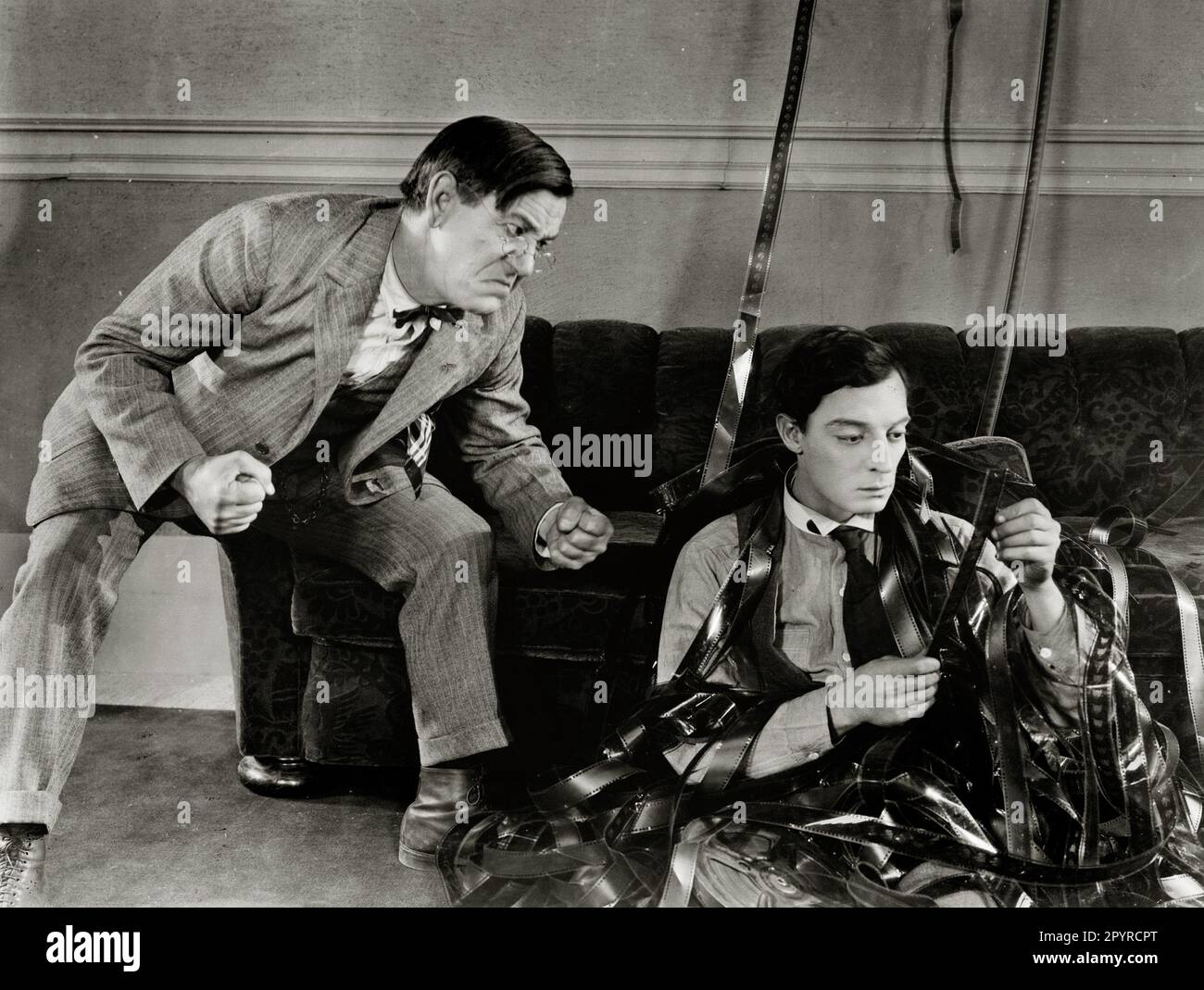 Buster Keaton, "Sherlock Jr." (1924) MGM. File Reference 34408461THA Stock Photo Alamy