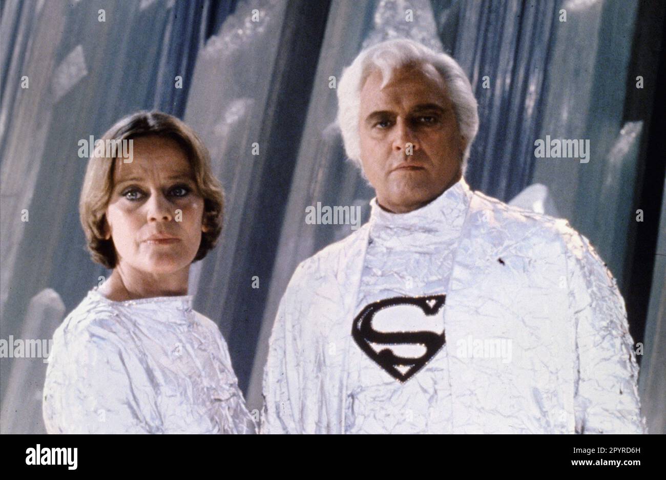 Maria Schell, Marlon Brando, "Superman" (1978) Warner Bros. File Reference 34408484THA Stock