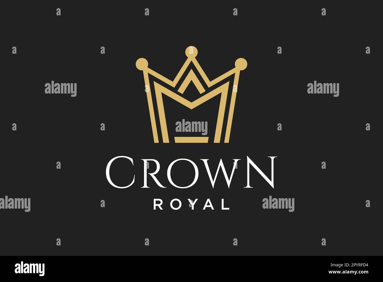 A m crown logo hi-res stock photography and images - Alamy