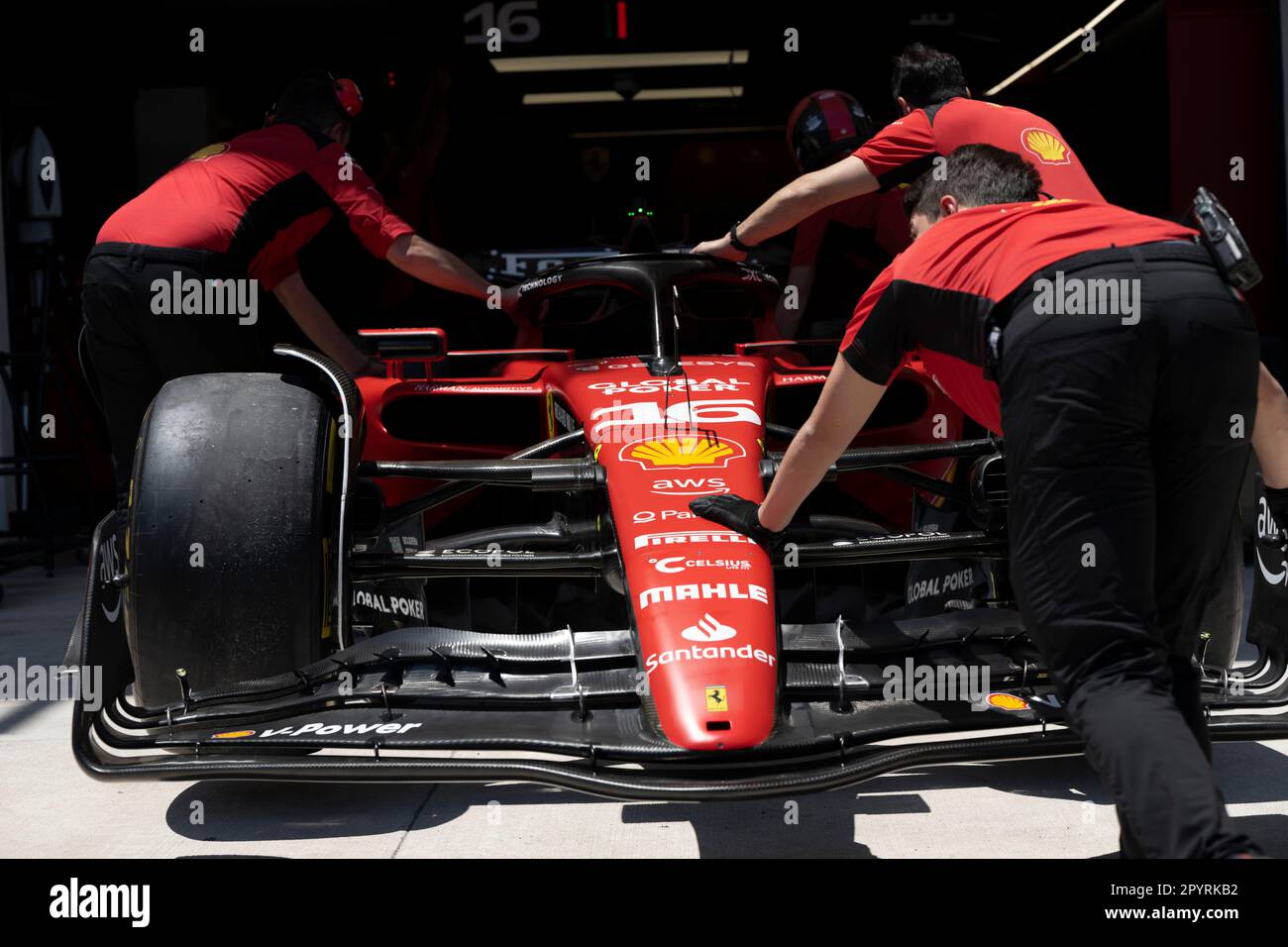 Go Inside the Ferrari F1 Garage with Charles Leclerc 