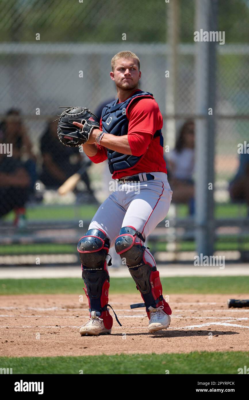 https://c8.alamy.com/comp/2PYRPCK/boston-red-sox-catcher-brooks-brannon-17-throws-to-first-base-during-an-extended-spring-training-baseball-game-against-the-minnesota-twins-on-may-4-2023-at-century-link-sports-complex-in-fort-myers-florida-mike-janesfour-seam-images-via-ap-2PYRPCK.jpg