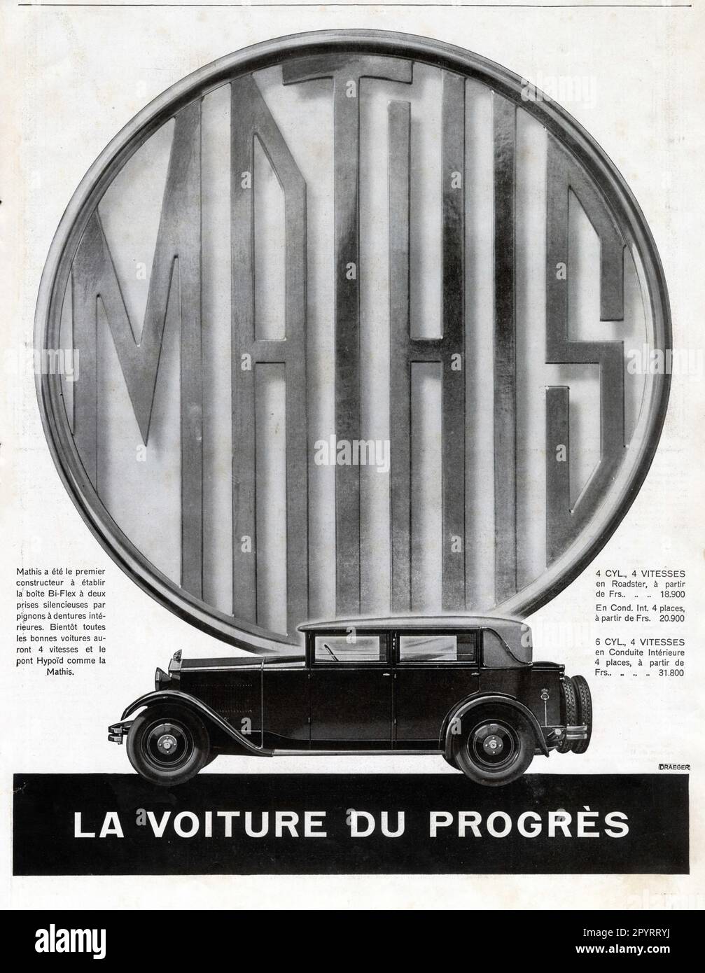 Publicité ancienne accessoires automobiles Kap 1926 issue de magazine
