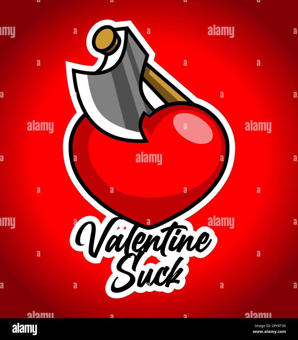 Valentines day concept funny Stock Vector Images - Alamy