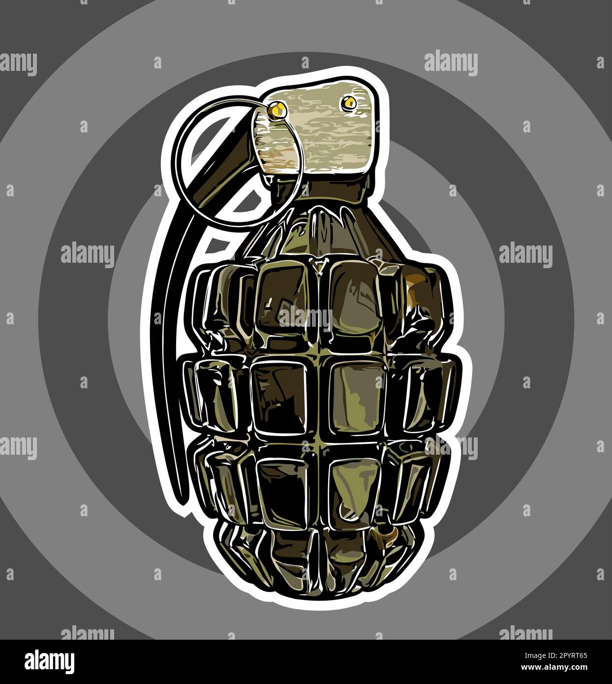 grenade Stock Vector