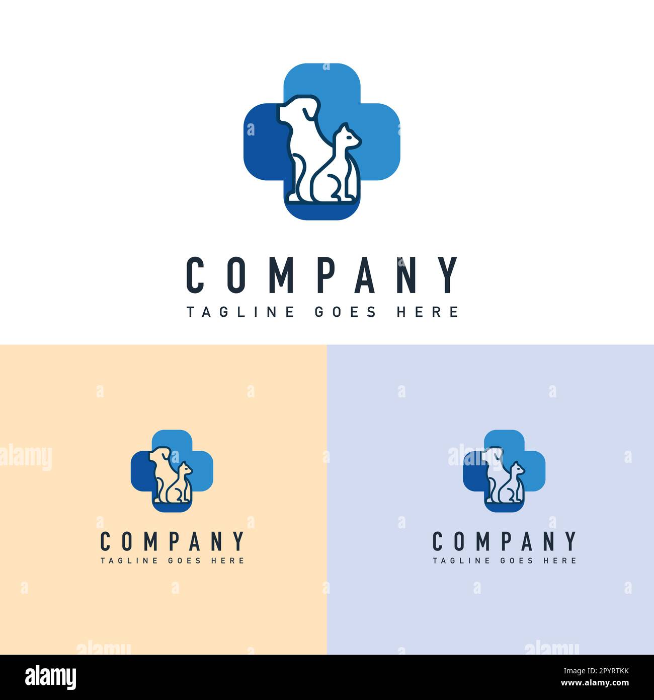 Pet food logo element Stock Vector Images Alamy