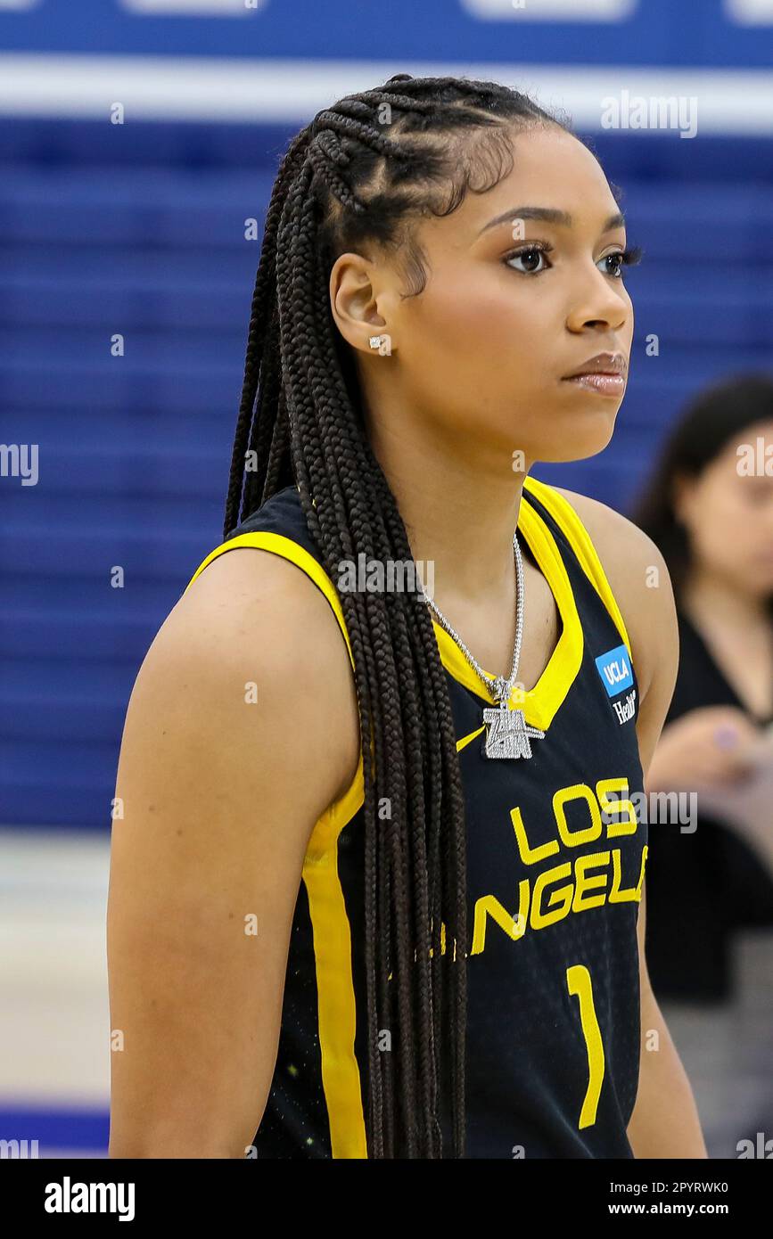 TORRANCE, CA MAY 4 Los Angeles Sparks guard Zia Cooke (1) during the