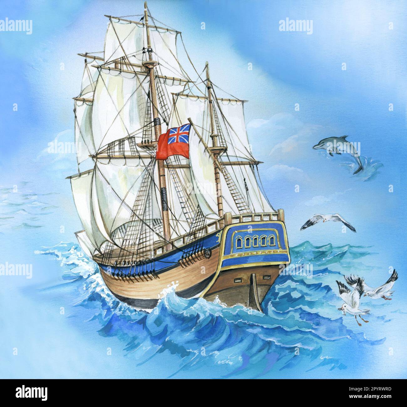 Captain cooks ship endeavour hi-res stock photography and images - Alamy
