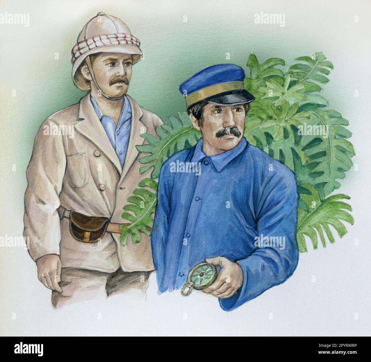 GeneralDr. Stanley Livingstone Explorer & Henry stanley Stock Photo