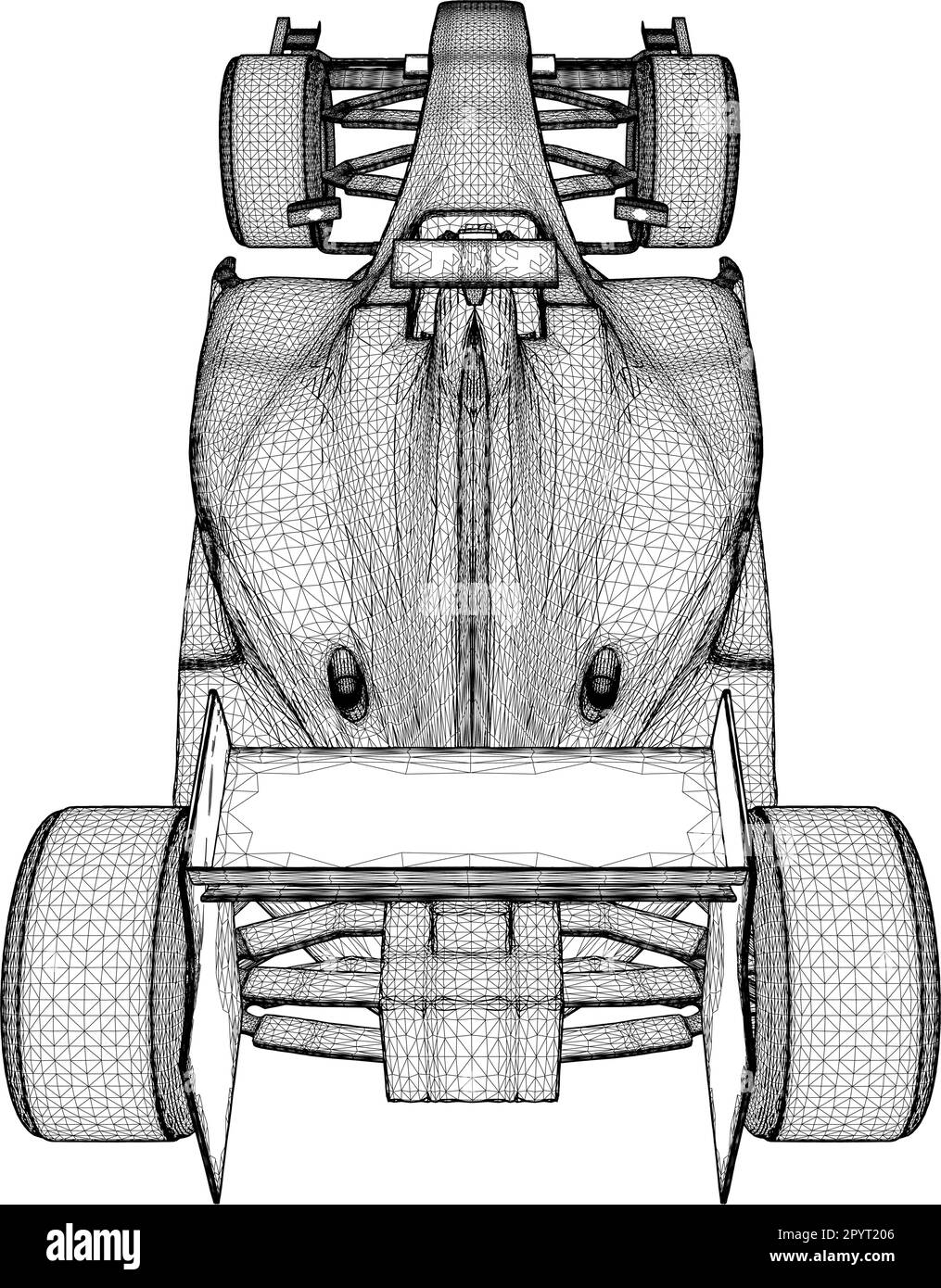Race Car Vector. Illustration Isolated On White Background. A vector illustration Of An Race Sport Car. Stock Vector