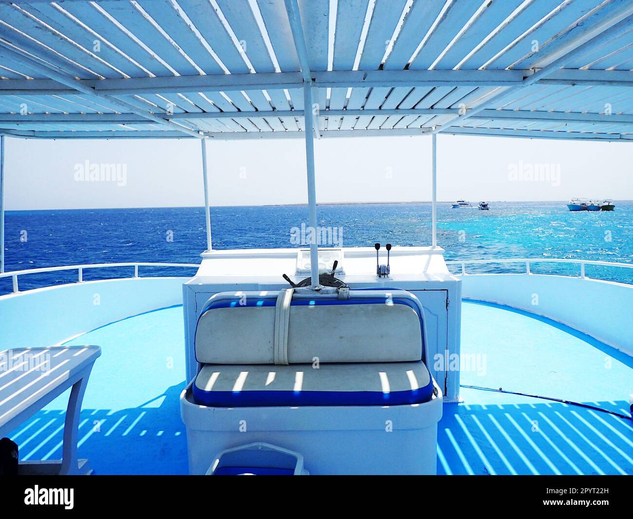 view from sea boat in Egypt red sea Stock Photo - Alamy